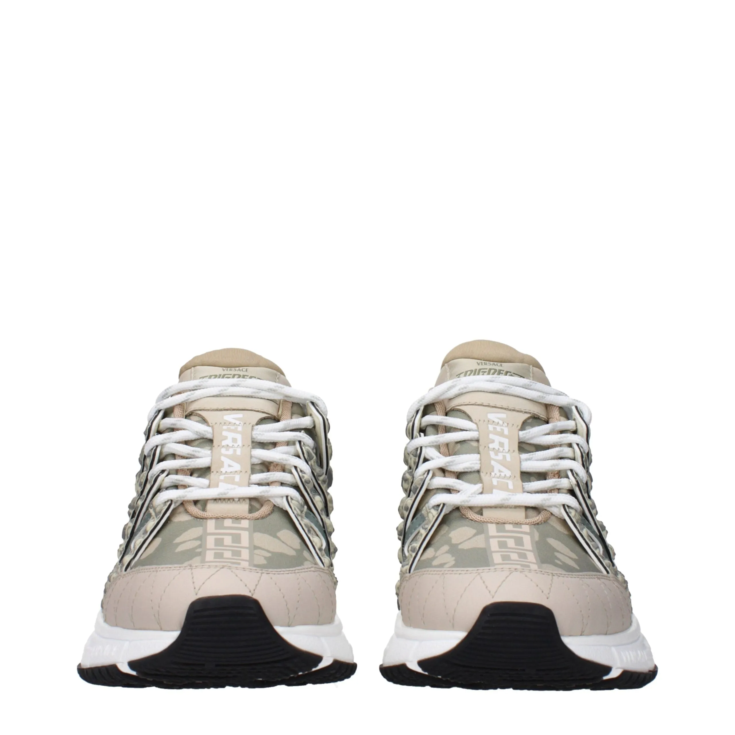 Versace Green Fabric Low Top Sneakers sold by Siebentaschen product image thumbnail 3