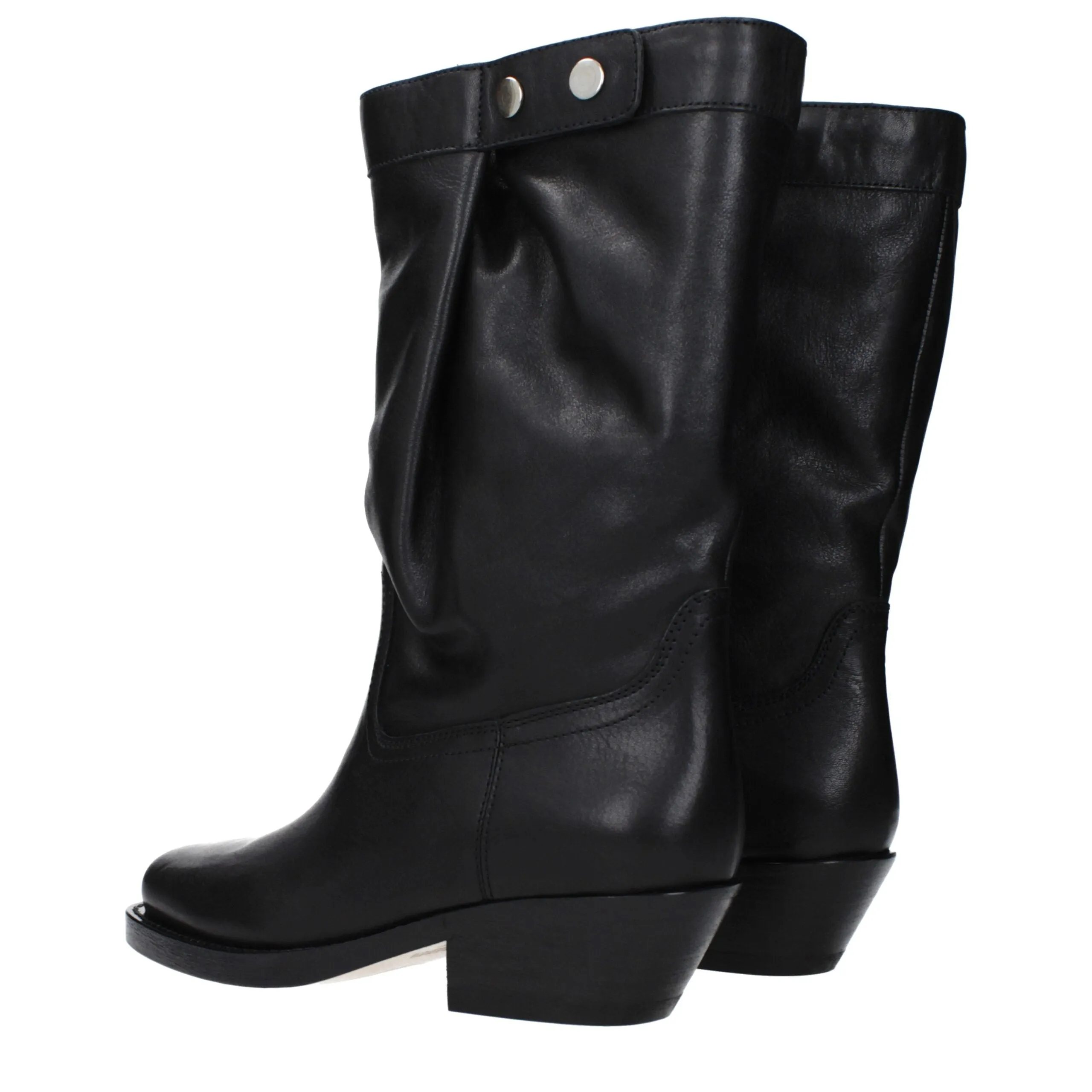 Isabel Marant Black Leather Ankle Boots sold by Siebentaschen product image thumbnail 4