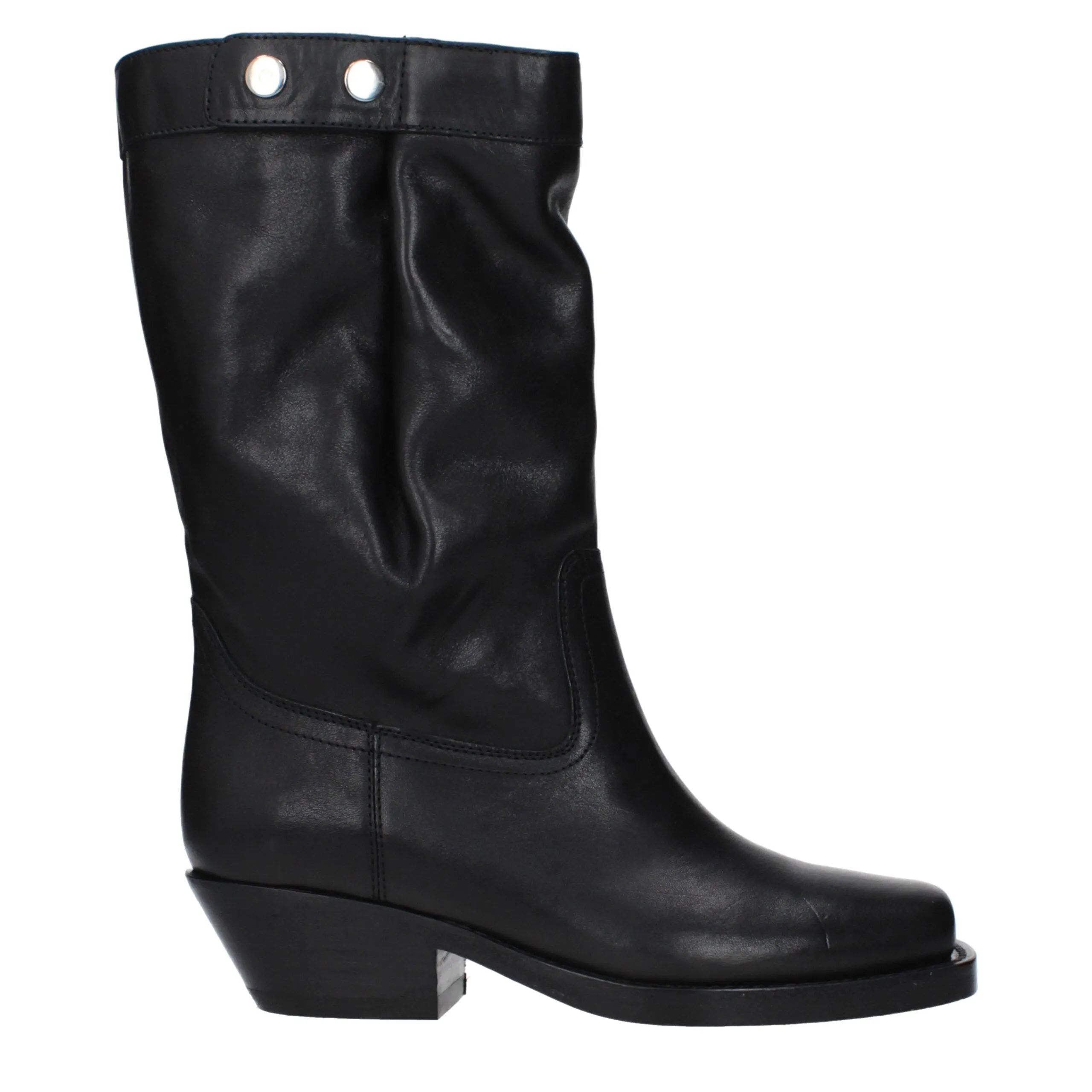 Isabel Marant Black Leather Ankle Boots sold by Siebentaschen