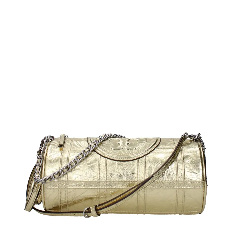 Tory Burch Gold Leather Shoulder Bag sold by Siebentaschen