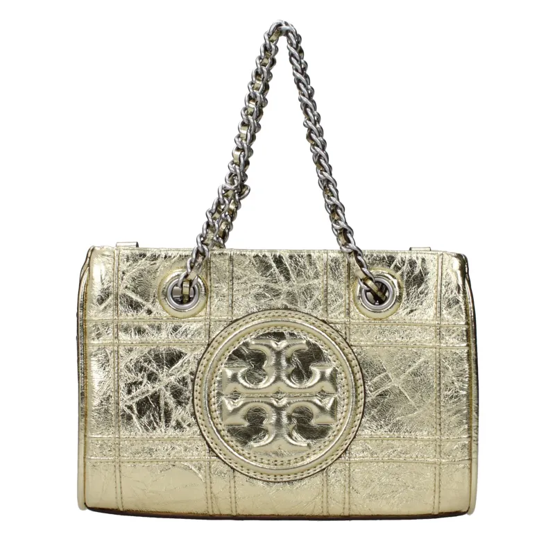 Tory Burch Gold Leather Handbag sold by Siebentaschen