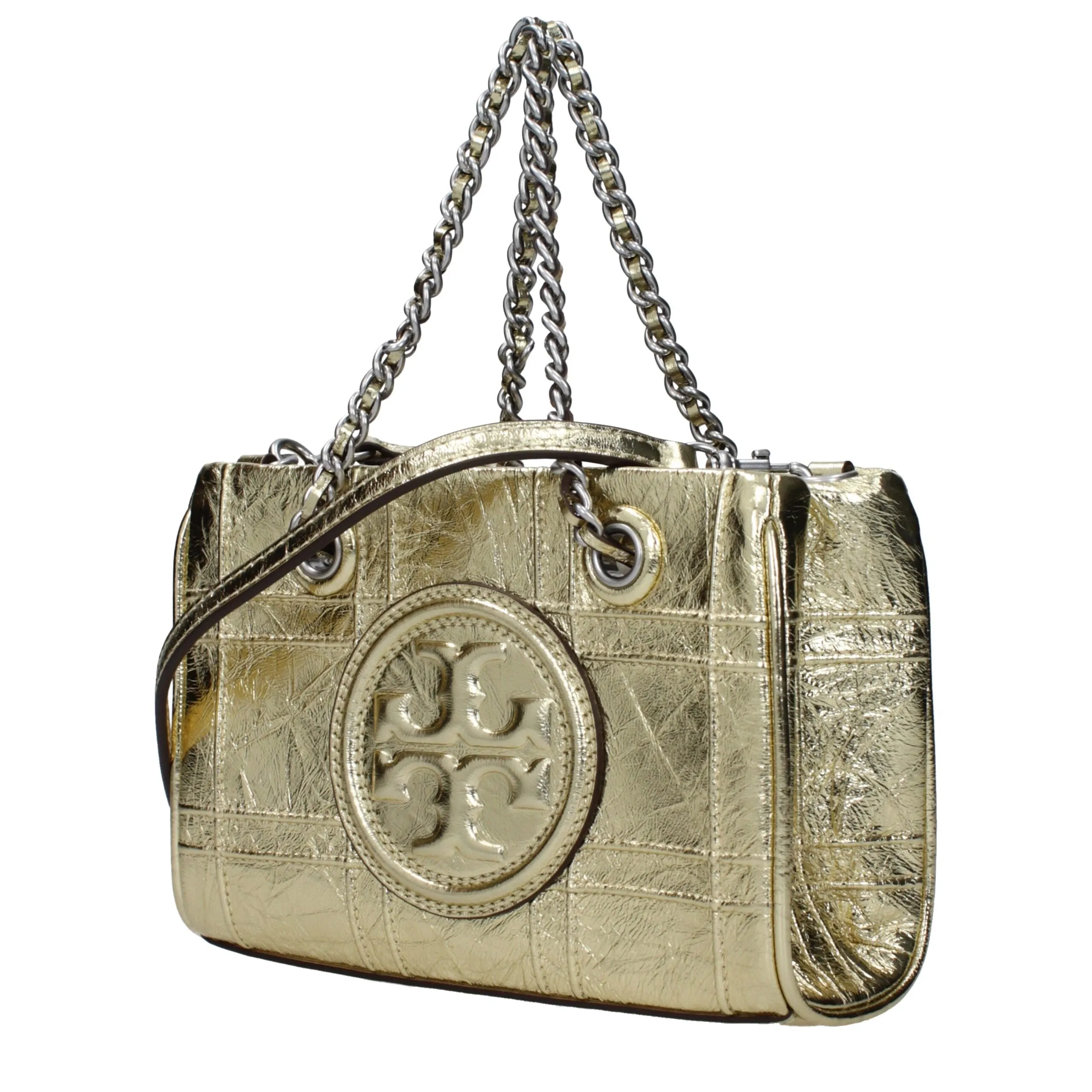 Tory Burch Gold Leather Handbag sold by Siebentaschen product image thumbnail 2