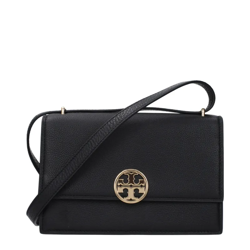 Tory Burch Black Leather Crossbody Bag sold by Siebentaschen