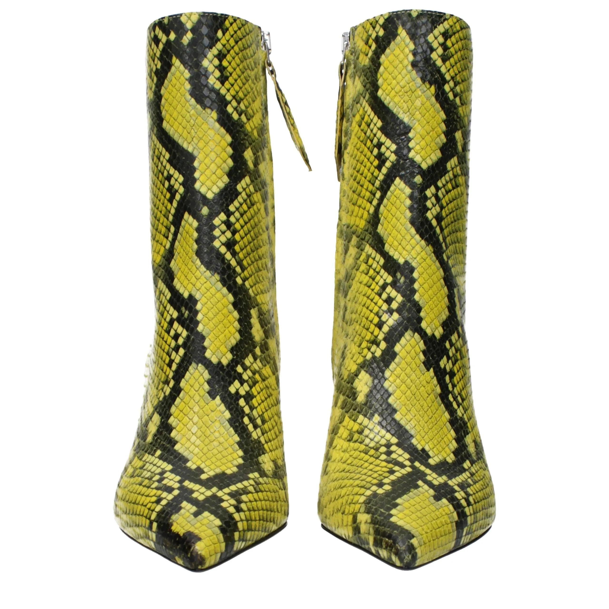 The Attico Yellow Leather Ankle Boots sold by Siebentaschen product image thumbnail 3