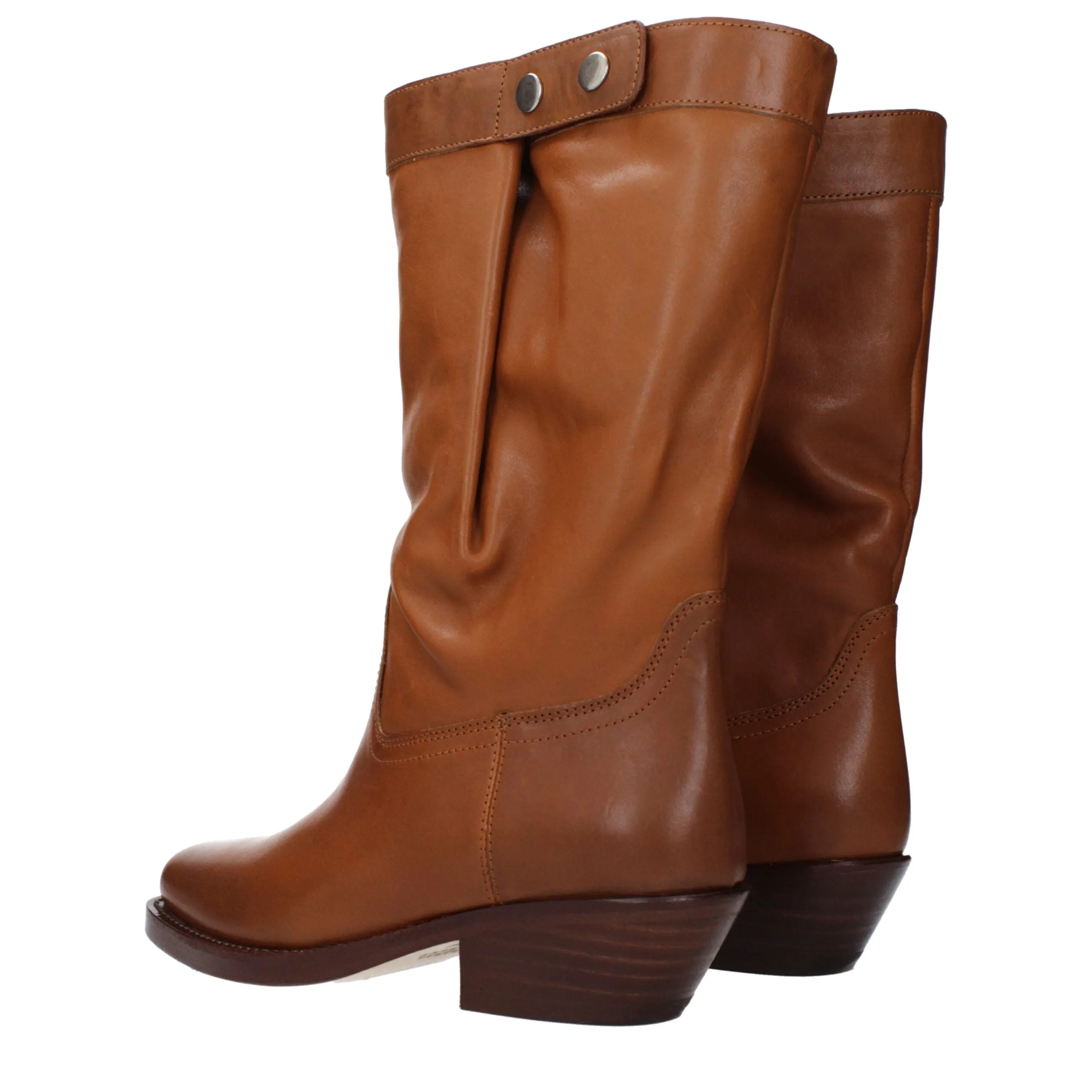 Isabel Marant Brown Leather Ankle Boots sold by Siebentaschen product image thumbnail 4