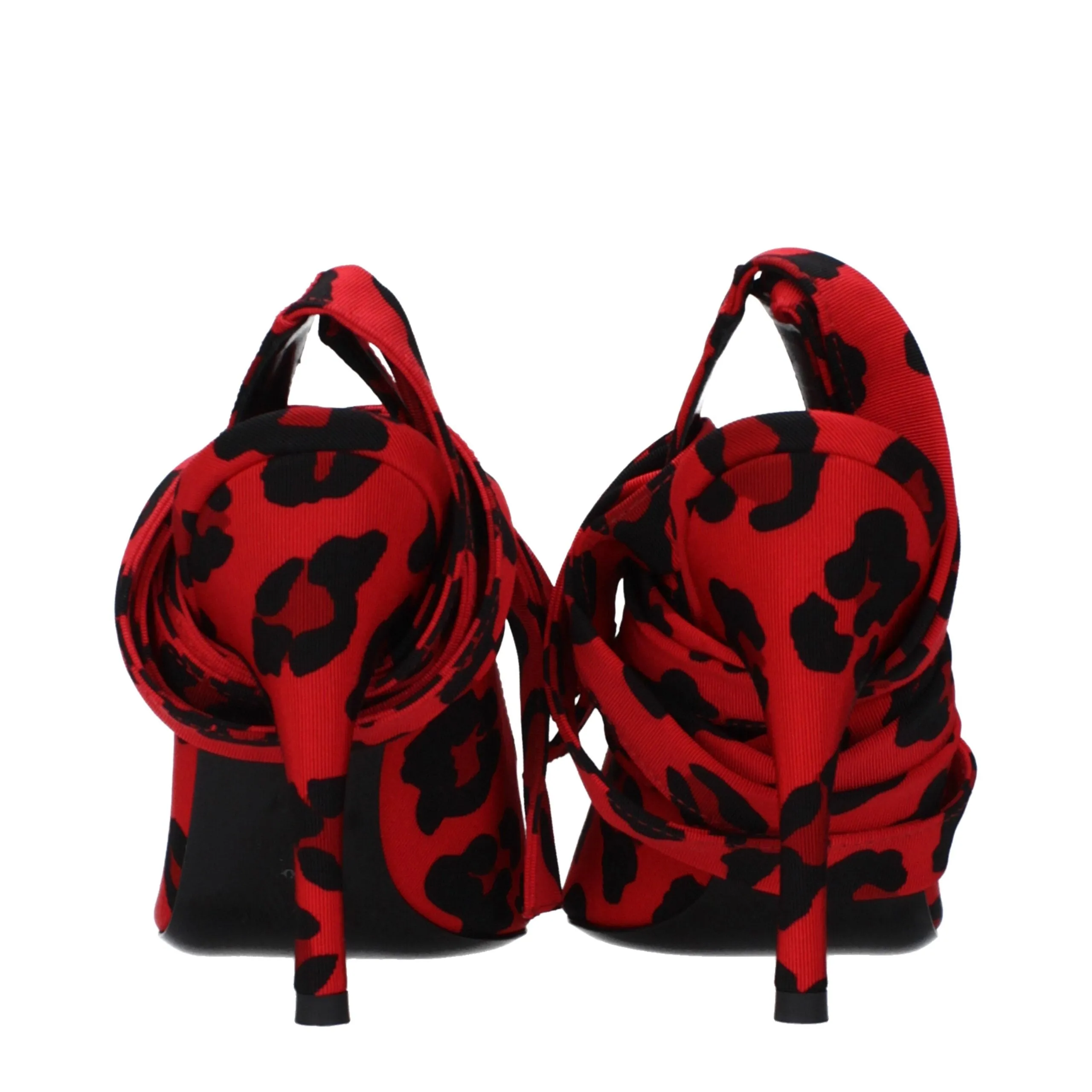 The Attico Red Fabric Pumps sold by Siebentaschen product image thumbnail 5