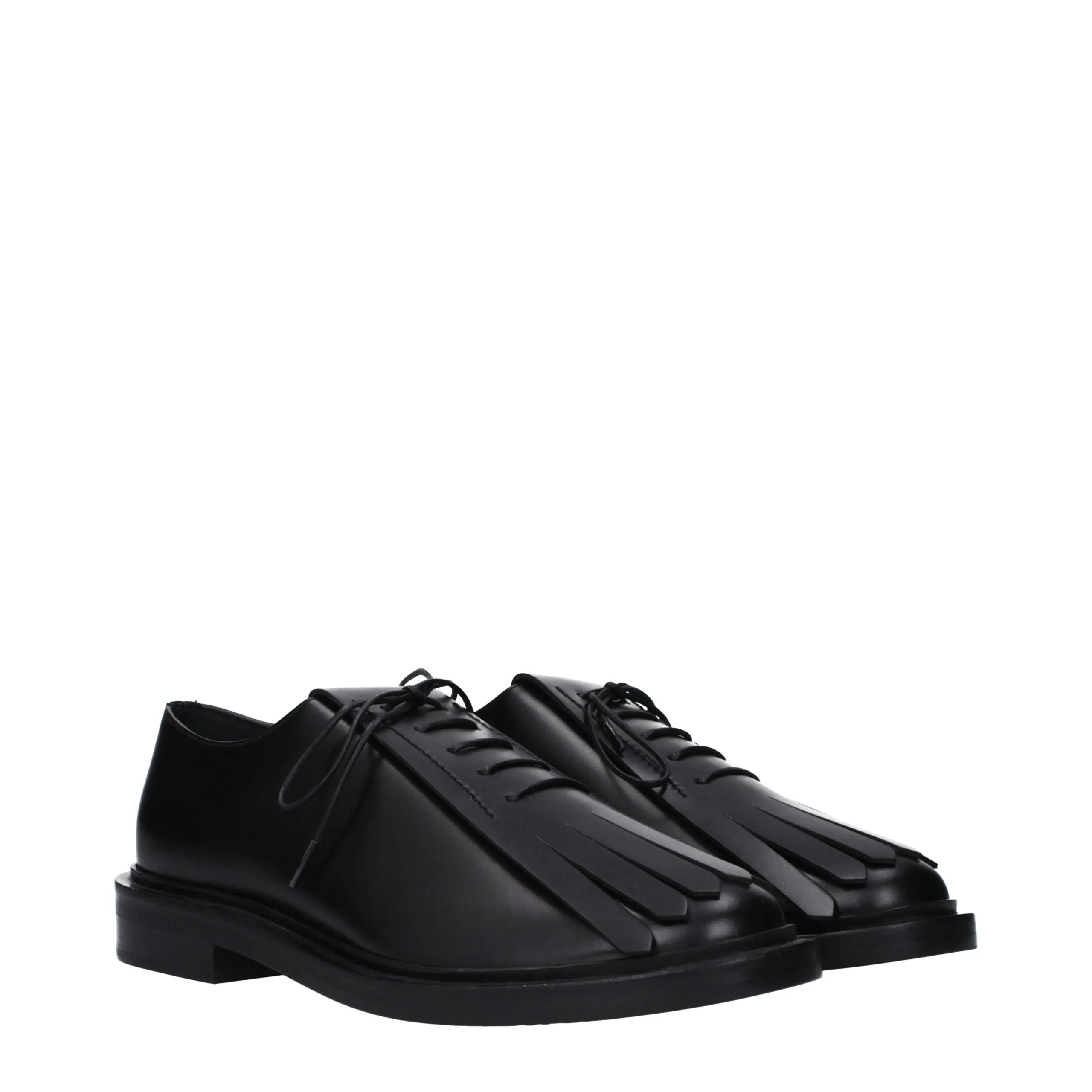 Max Mara Black Leather Oxfords And Derbies sold by Siebentaschen product image thumbnail 2