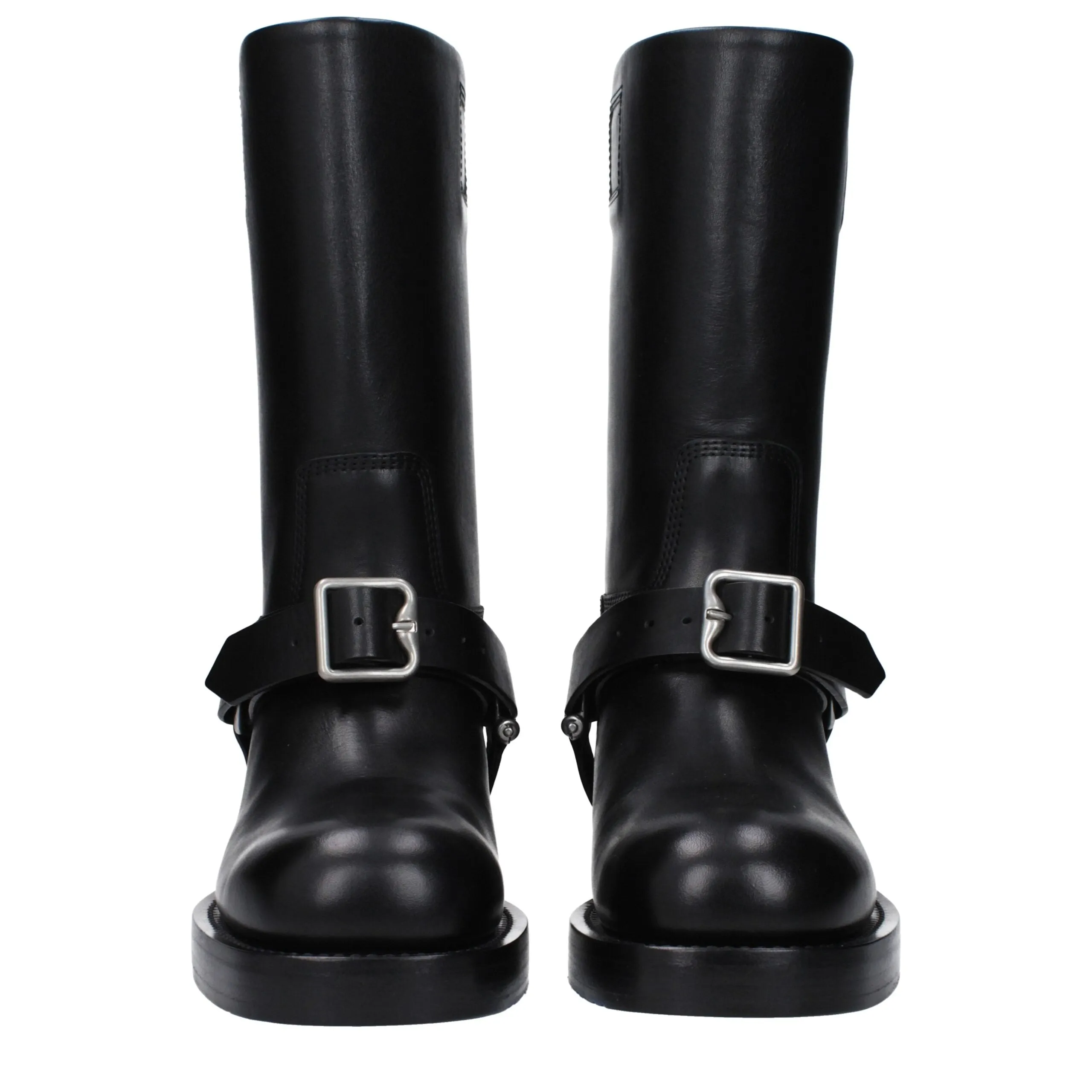 Burberry Black Leather Boots sold by Siebentaschen product image thumbnail 3