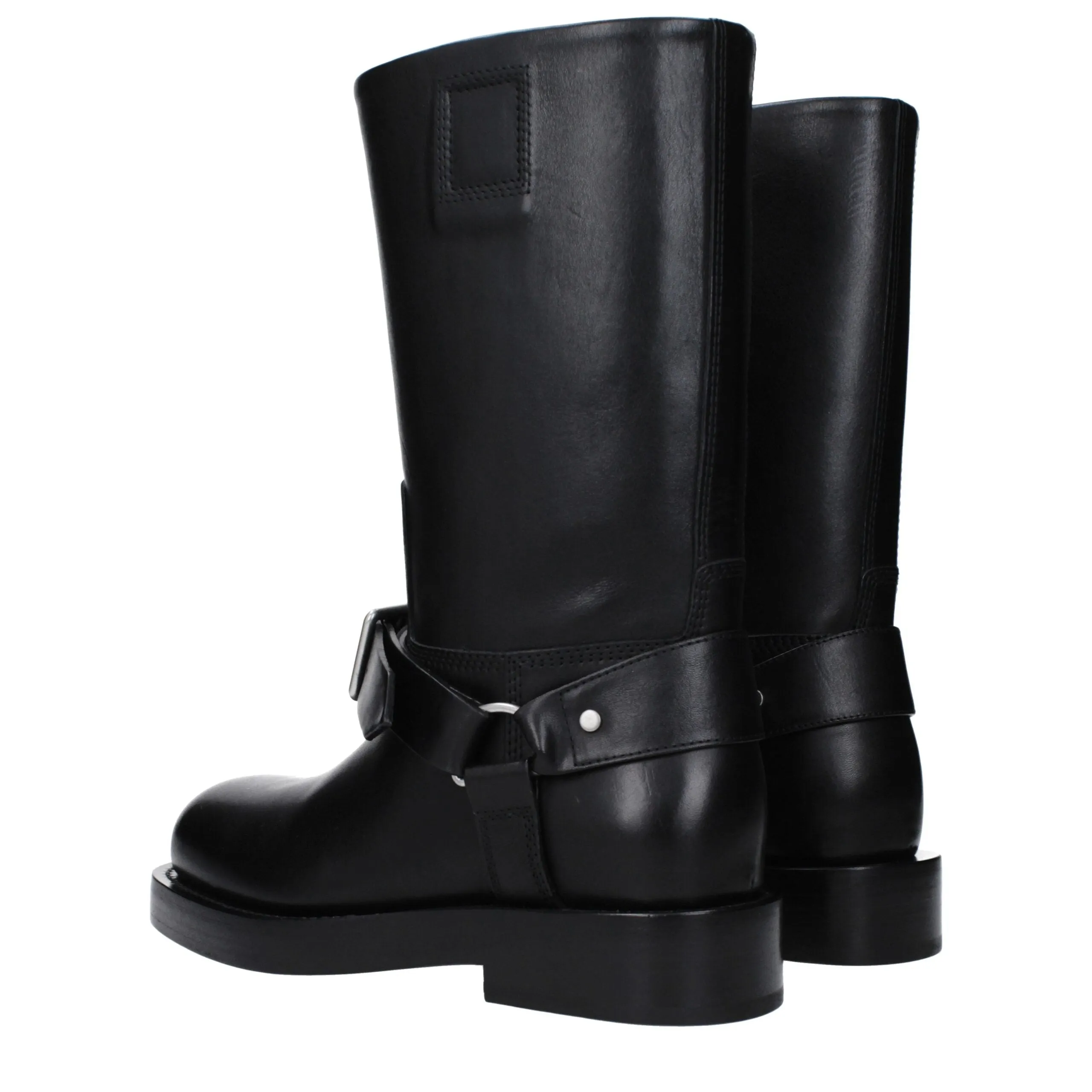 Burberry Black Leather Boots sold by Siebentaschen product image thumbnail 4
