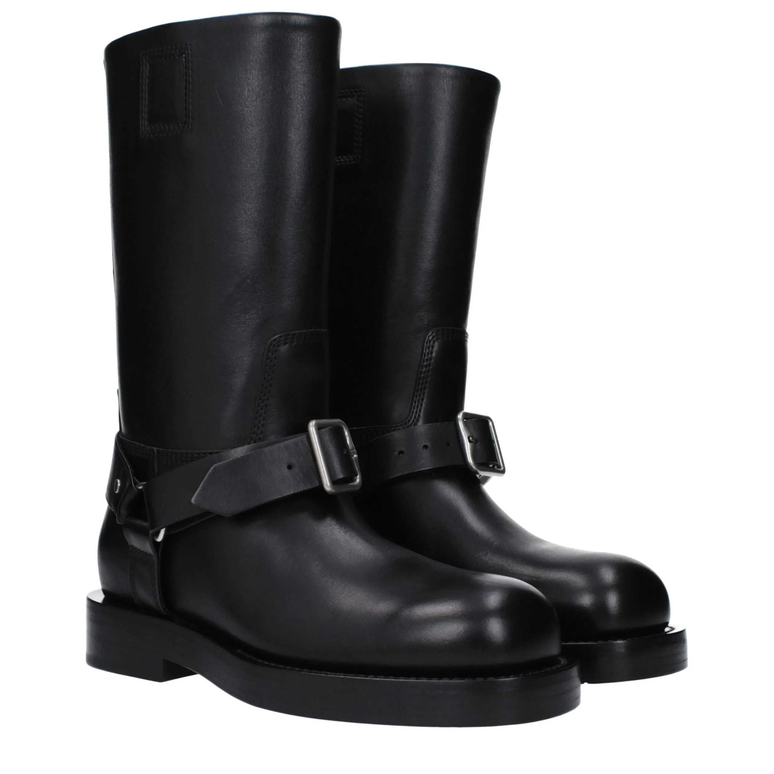 Burberry Black Leather Boots sold by Siebentaschen product image thumbnail 2
