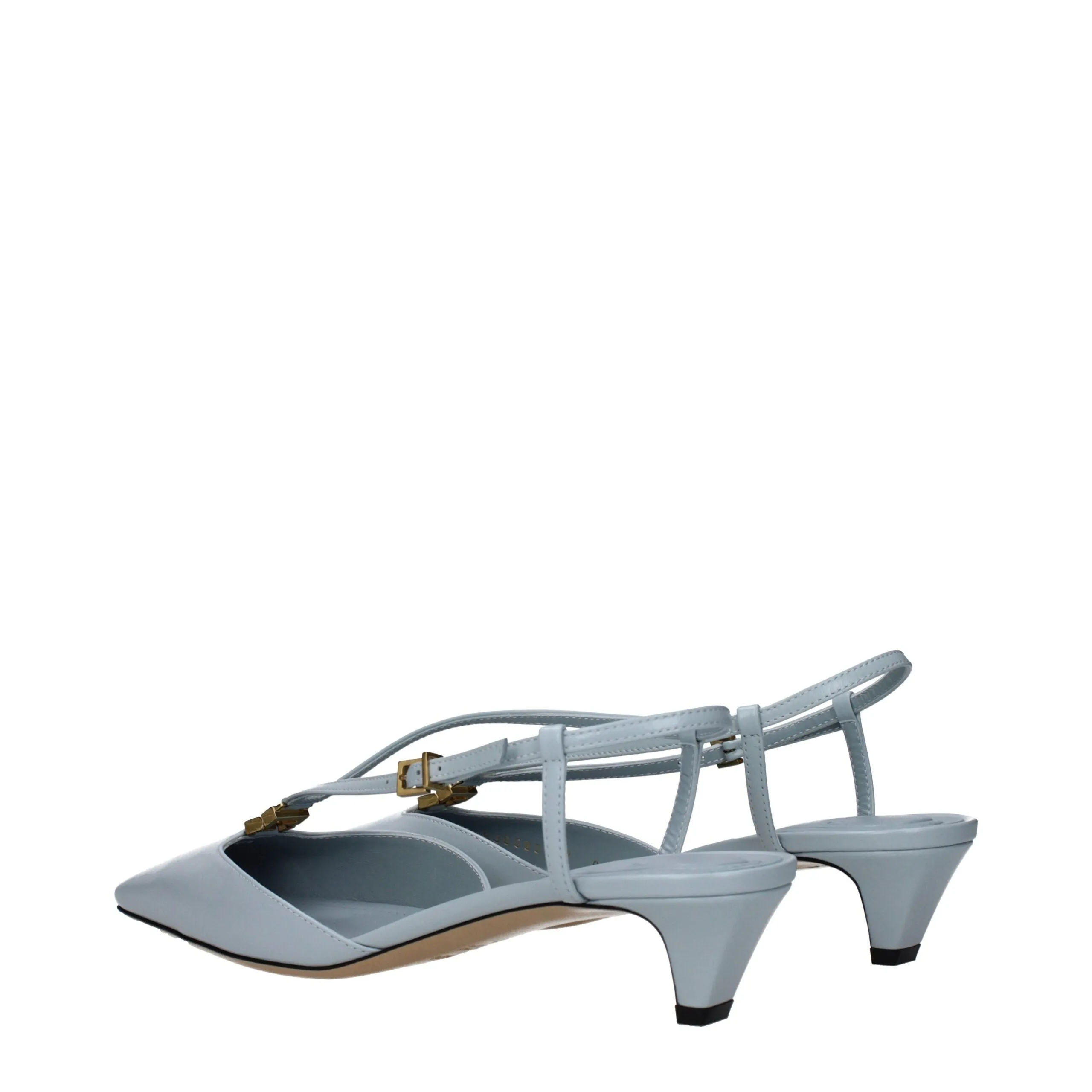 Fendi Light Blue Leather Sandals sold by Siebentaschen product image thumbnail 4