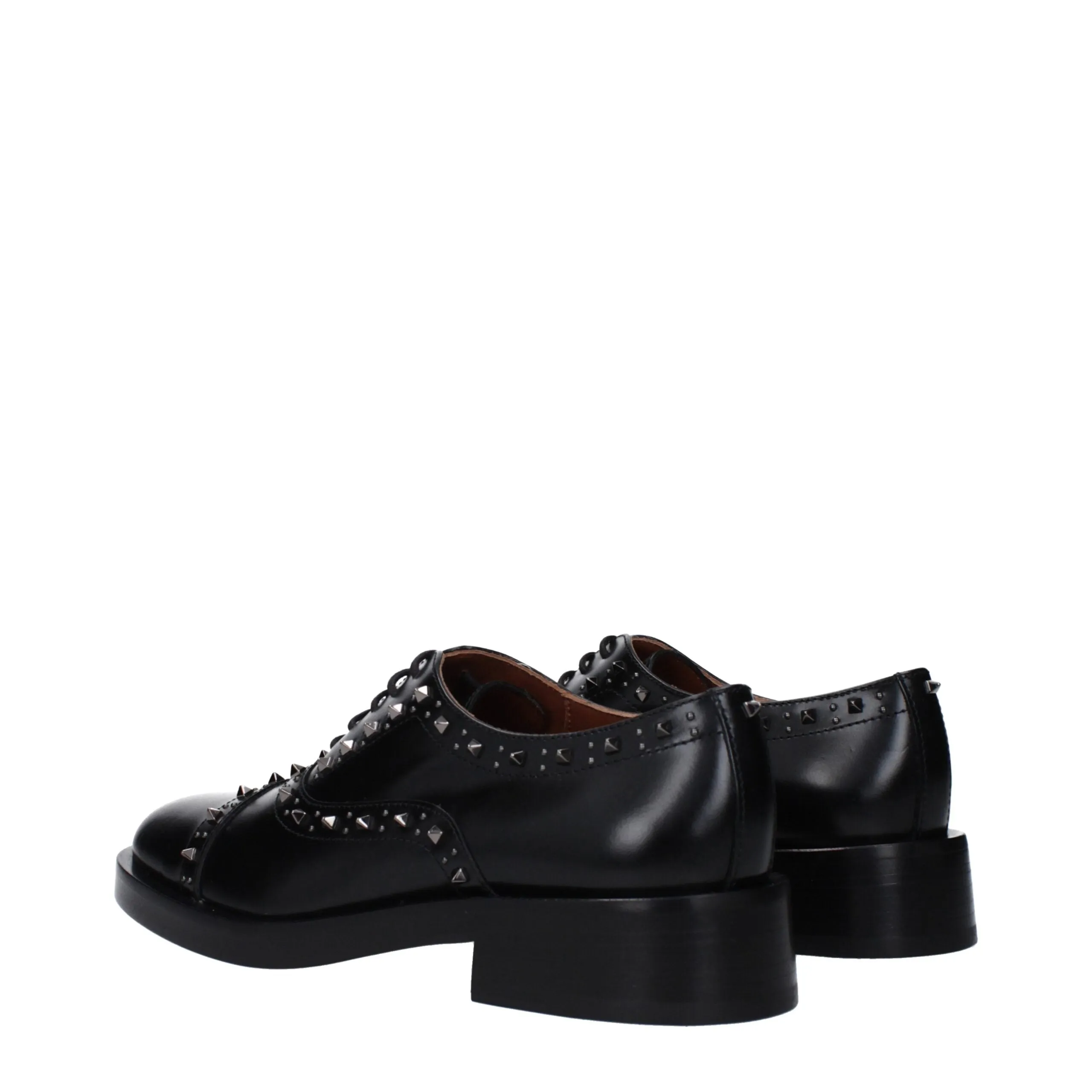 Valentino Garavani Black Leather Oxfords And Derbies sold by Siebentaschen product image thumbnail 4