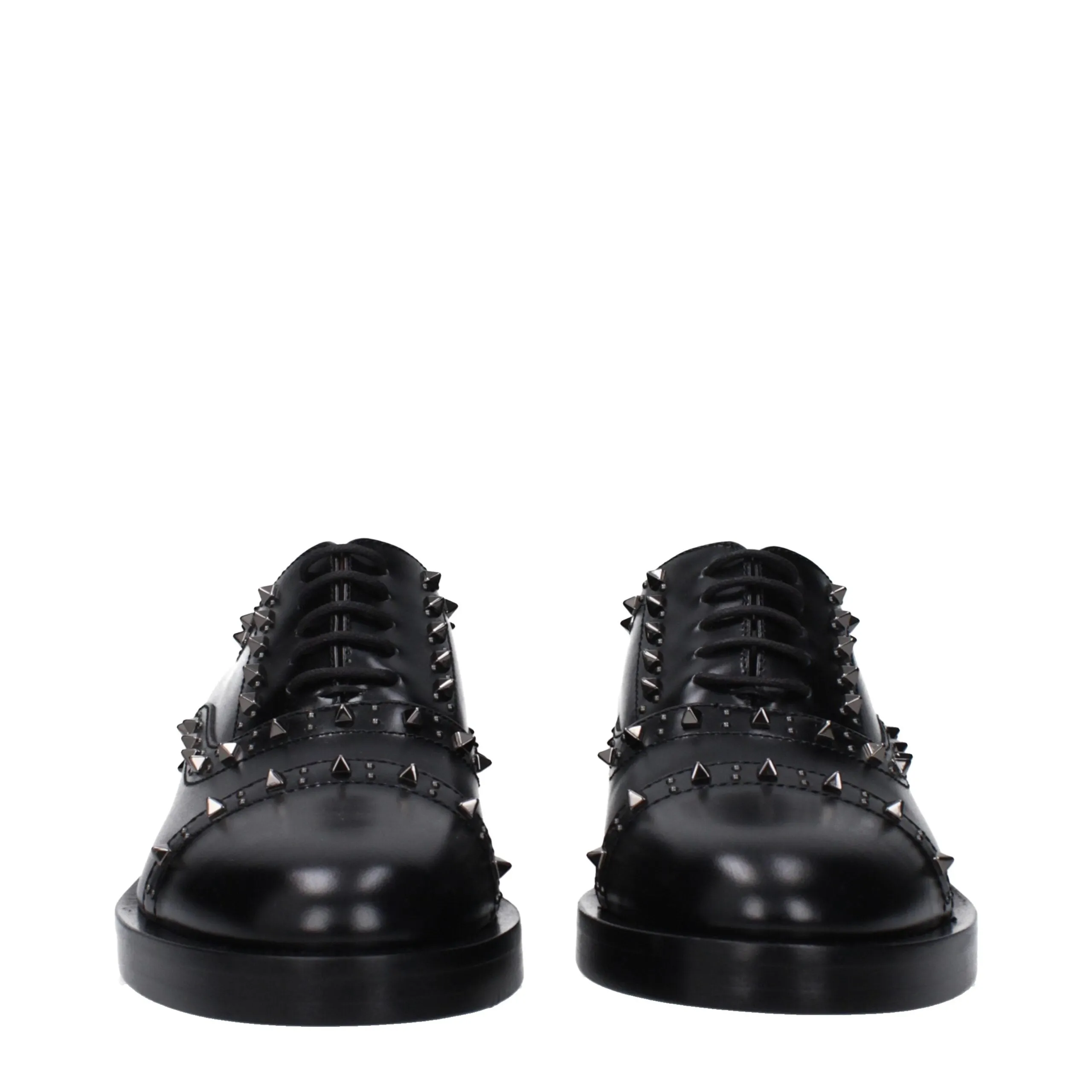 Valentino Garavani Black Leather Oxfords And Derbies sold by Siebentaschen product image thumbnail 3