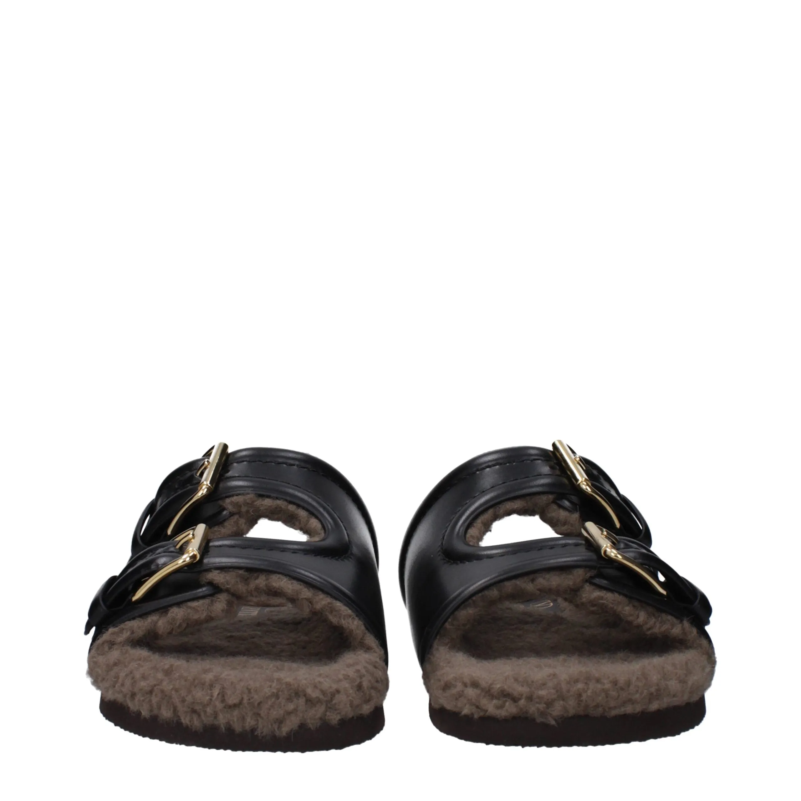 Valentino Garavani Black Leather Slippers sold by Siebentaschen product image thumbnail 3