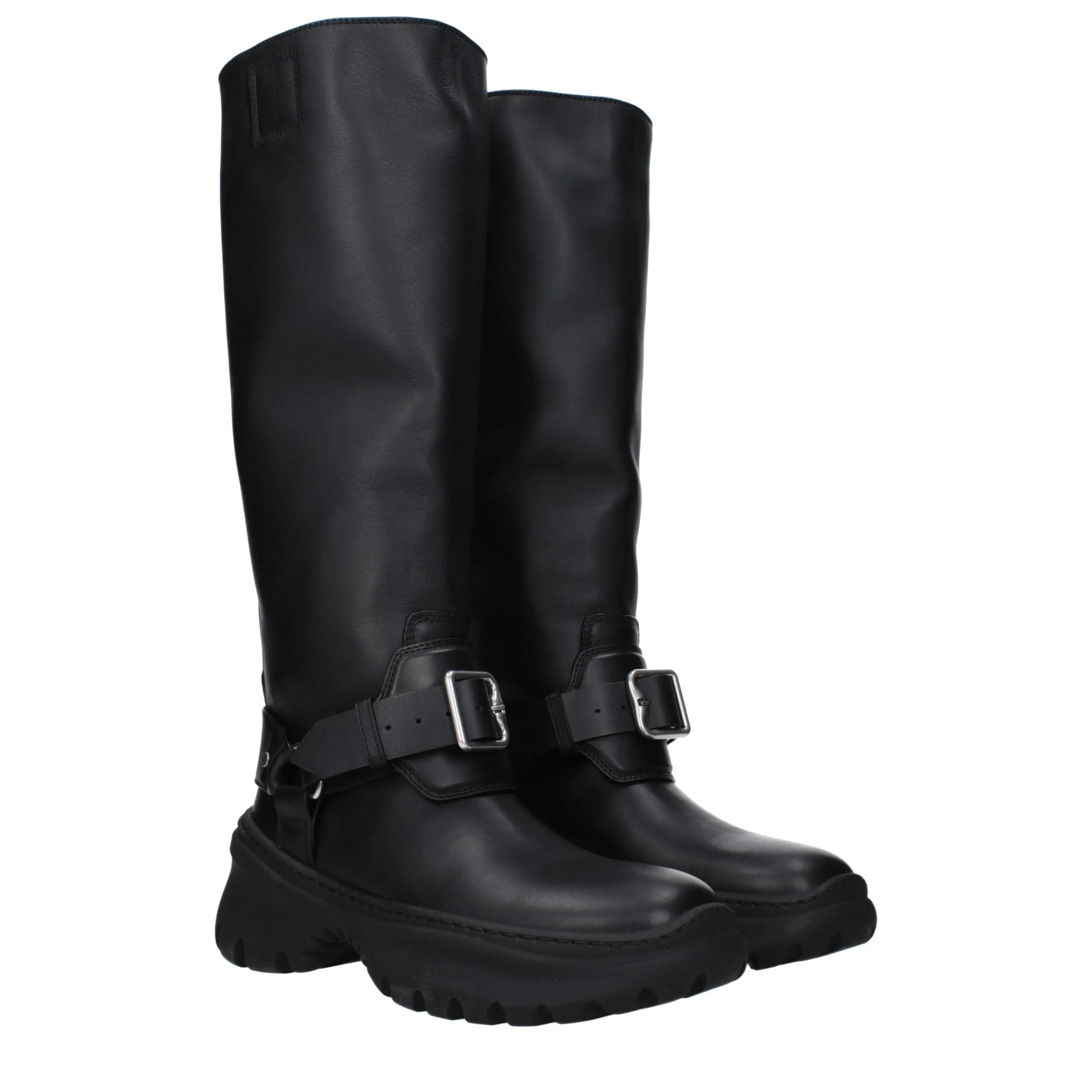 Burberry Black Leather Boots sold by Siebentaschen product image thumbnail 2