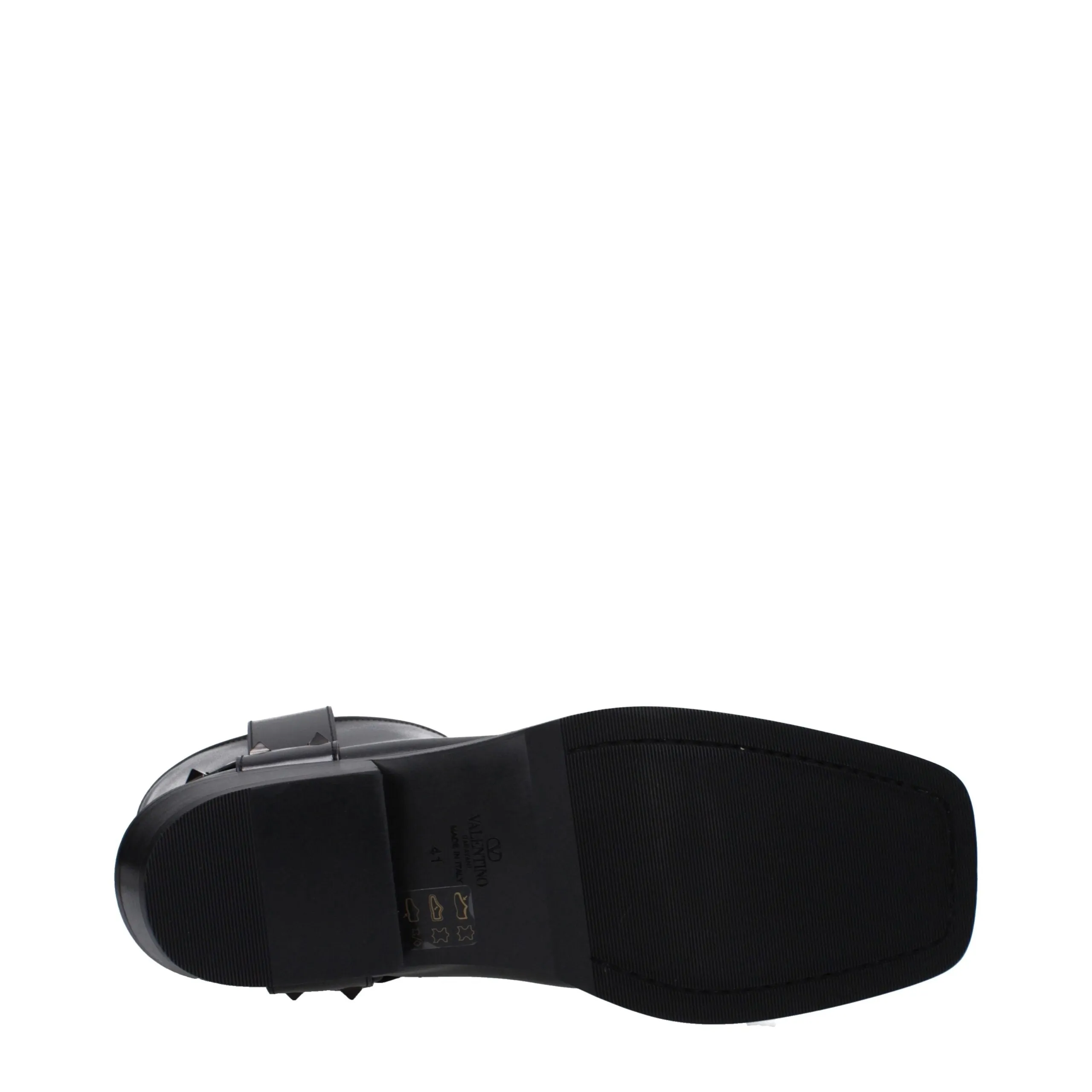 Valentino Garavani Black Leather Ankle Boots sold by Siebentaschen product image thumbnail 5