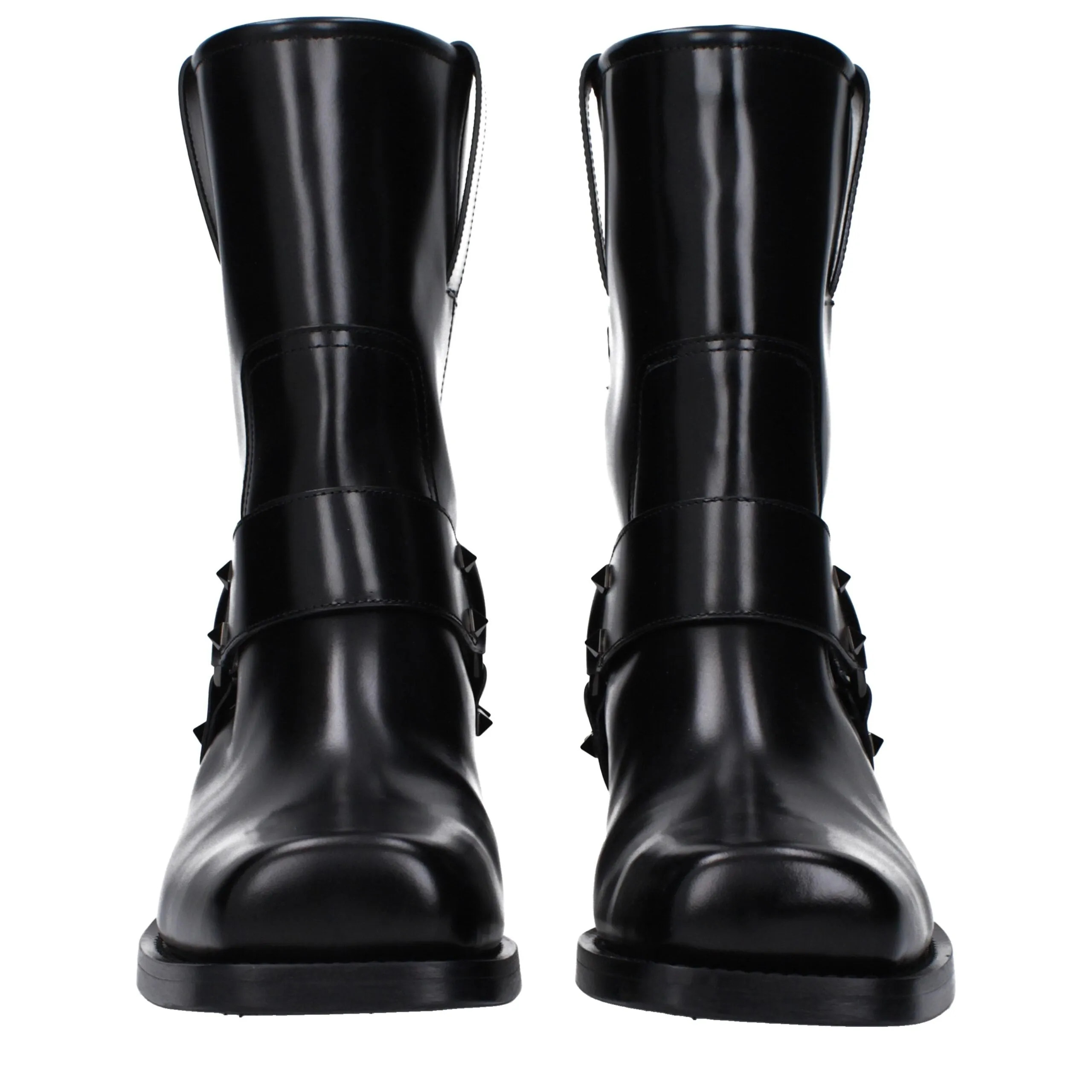 Valentino Garavani Black Leather Ankle Boots sold by Siebentaschen product image thumbnail 3