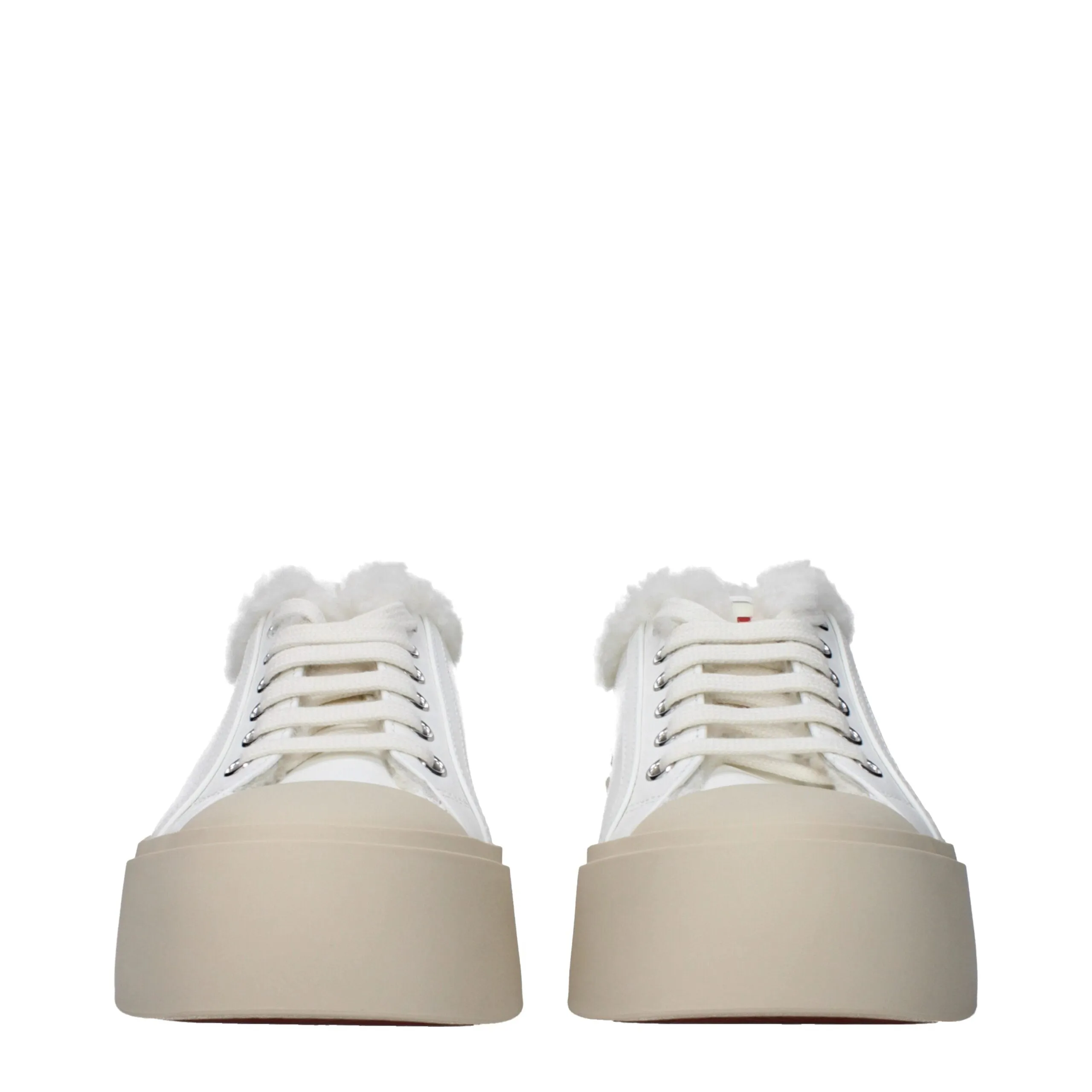 Marni White Leather Low Top Sneakers sold by Siebentaschen product image thumbnail 3
