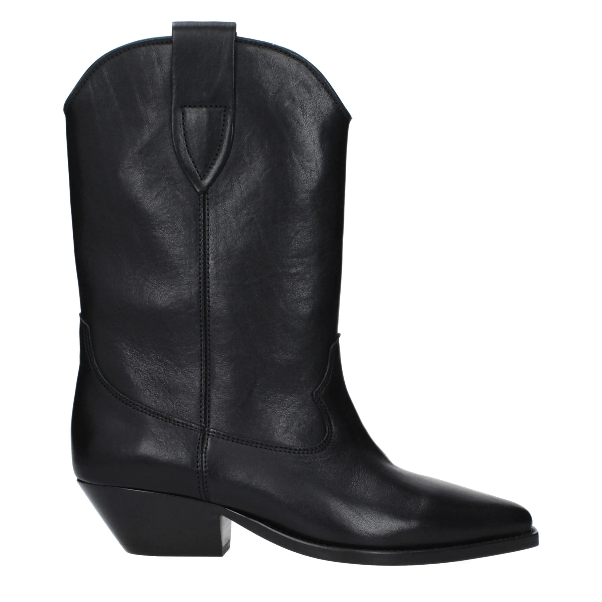 Isabel Marant Black Leather Ankle Boots sold by Siebentaschen