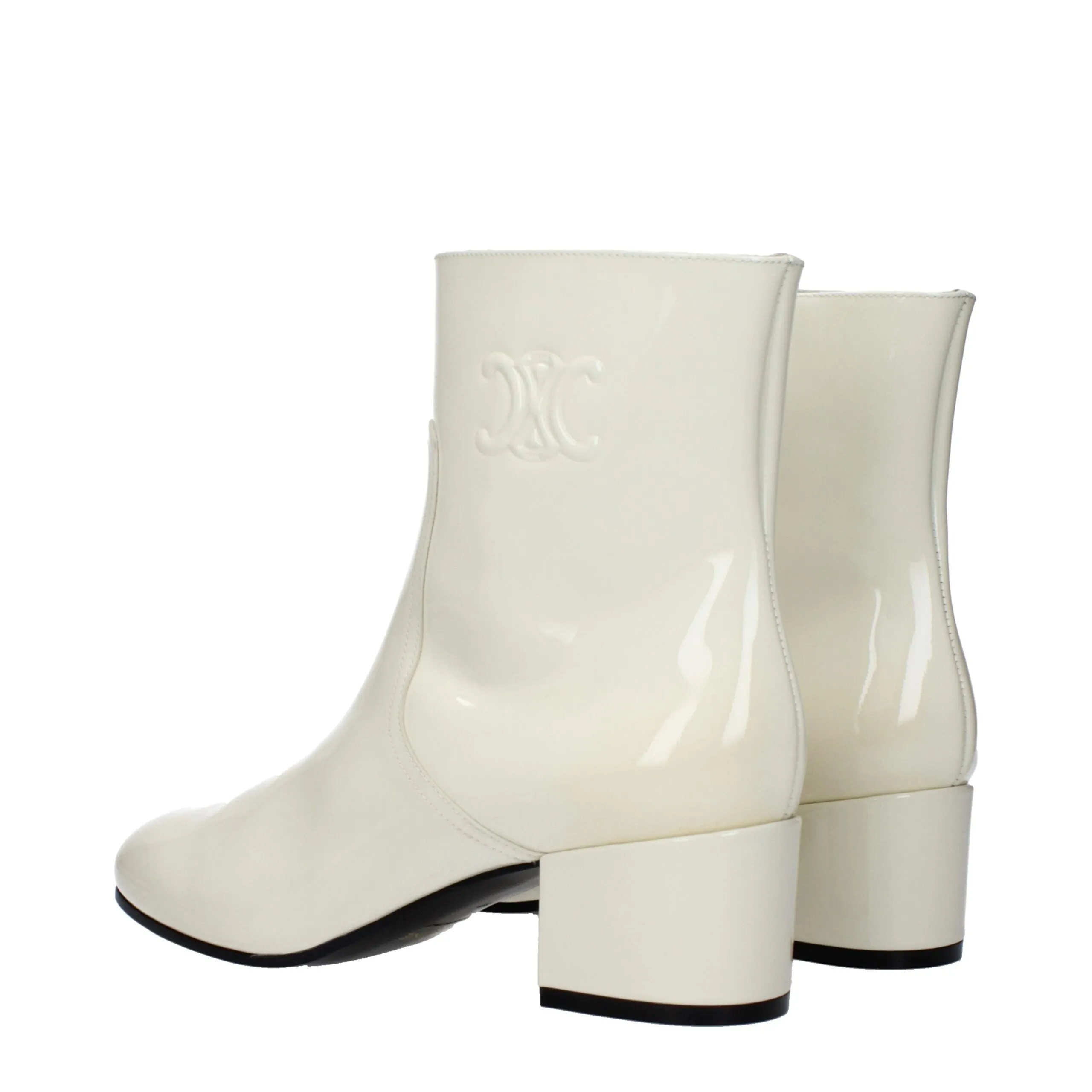 Celine Beige Leather Ankle Boots sold by Siebentaschen product image thumbnail 4