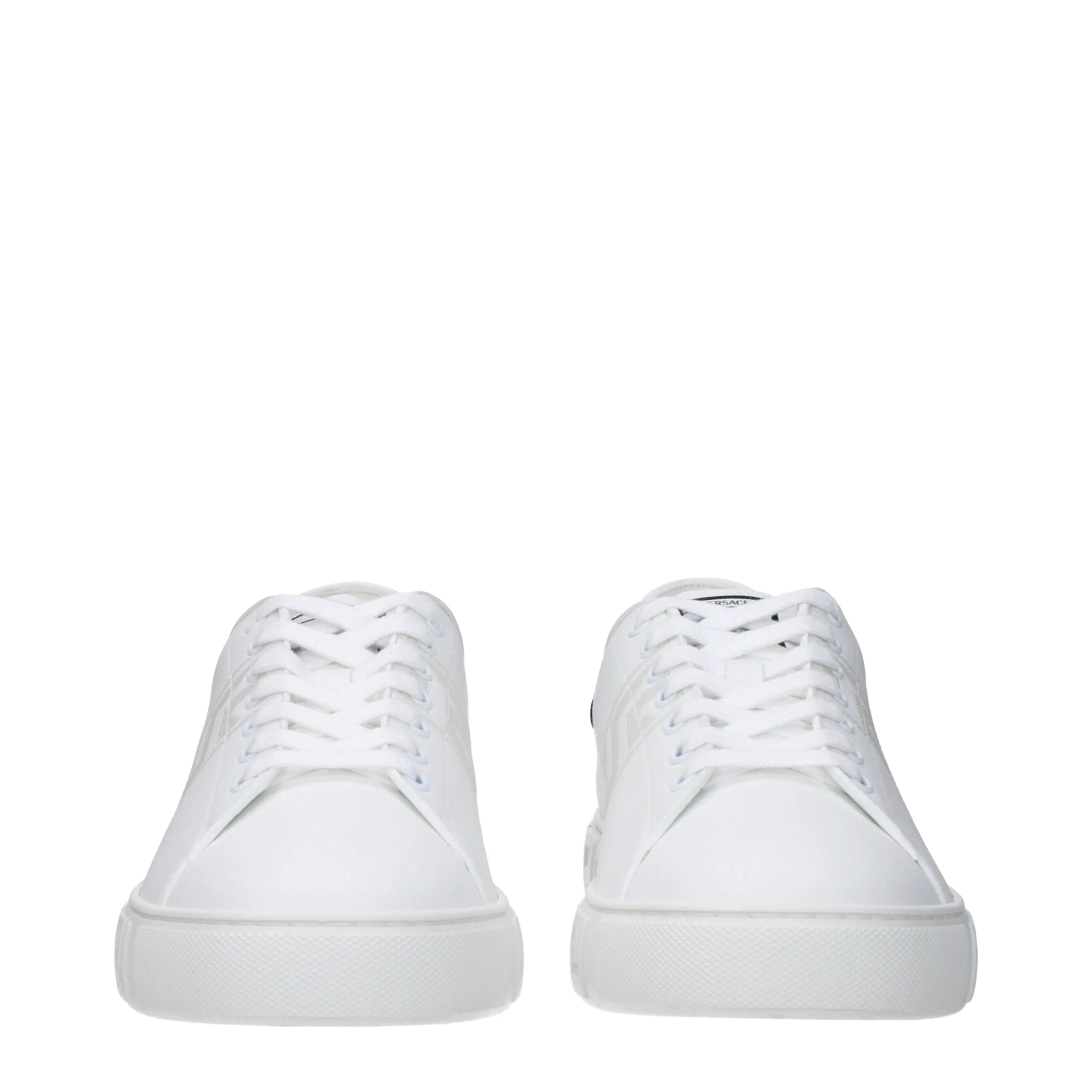 Versace White Leather Low Top Sneakers sold by Siebentaschen product image thumbnail 3