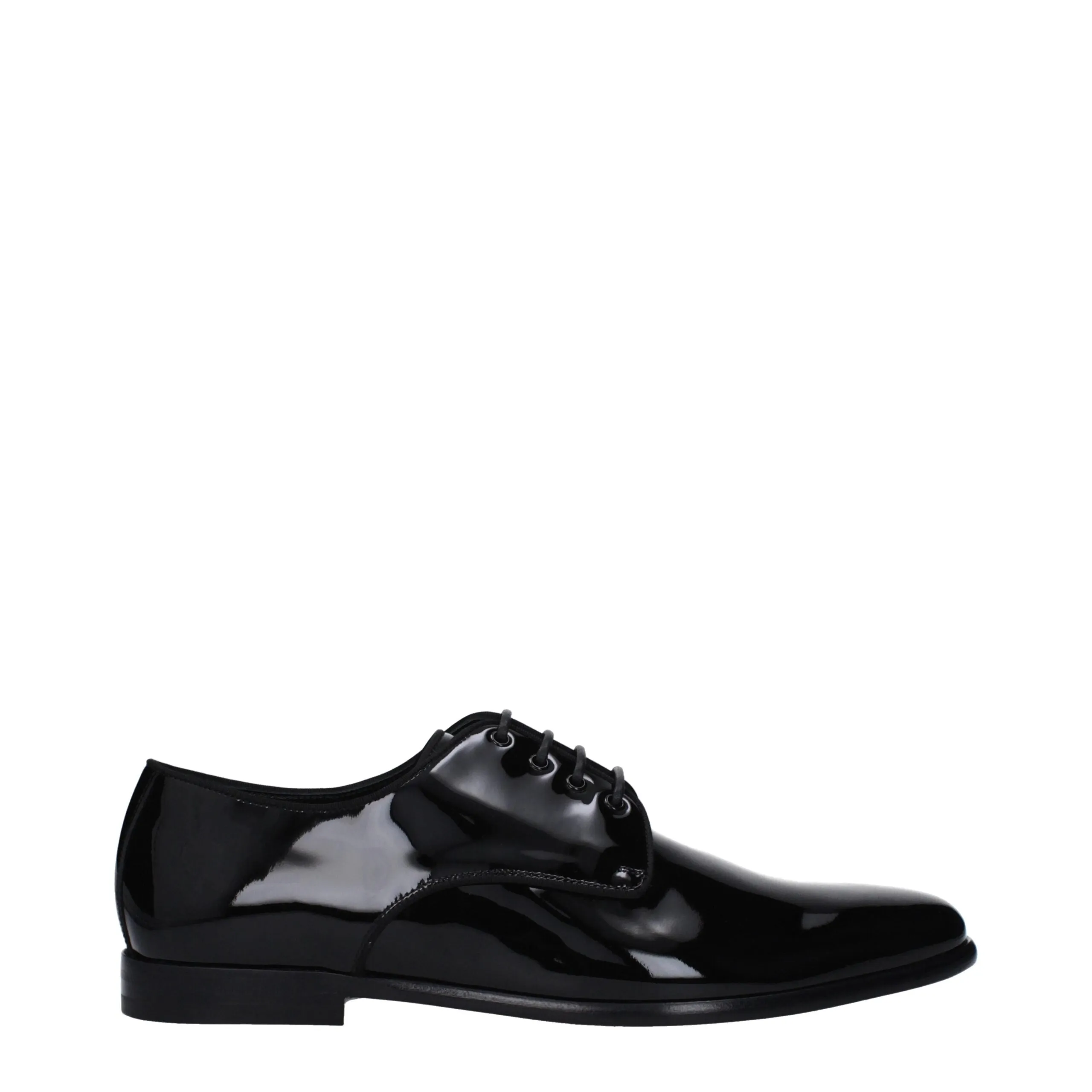 Dolce & Gabbana Black Leather Oxfords And Derbies sold by Siebentaschen