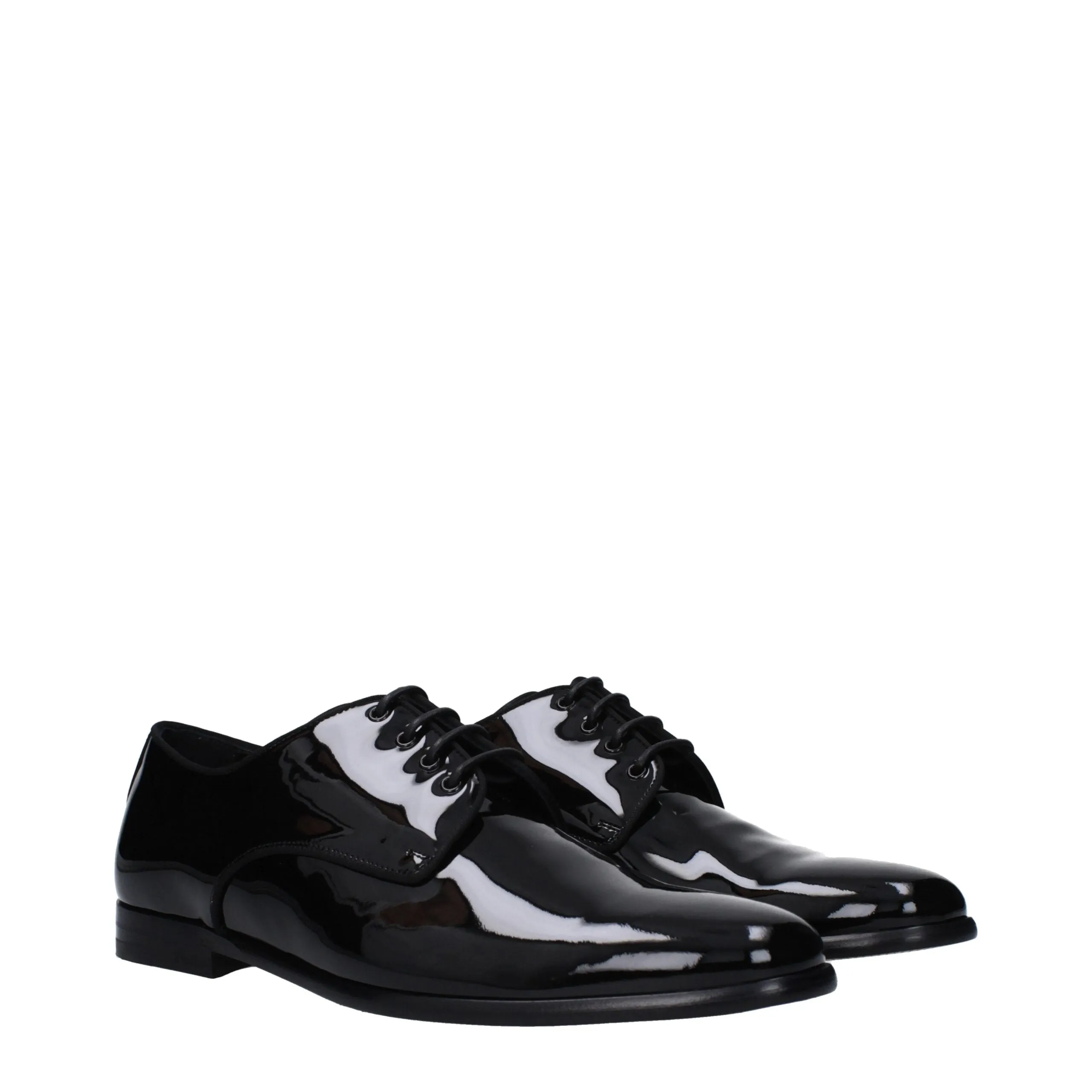 Dolce & Gabbana Black Leather Oxfords And Derbies sold by Siebentaschen product image thumbnail 2
