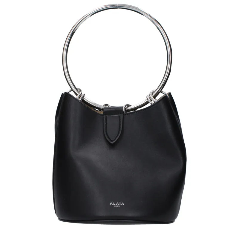 Alaïa Black Leather Handbag made by Alaia