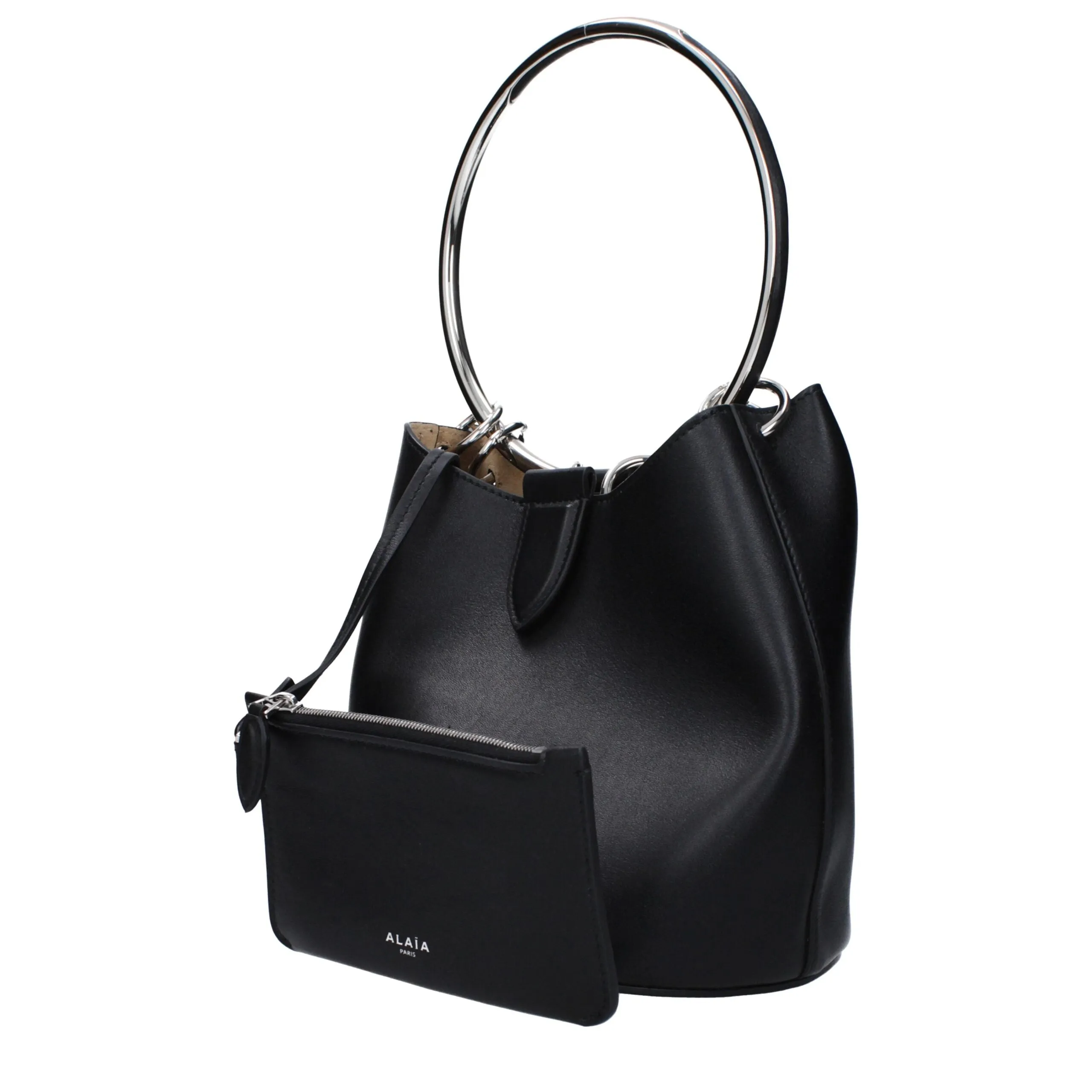 Alaïa Black Leather Handbag sold by Siebentaschen product image thumbnail 2
