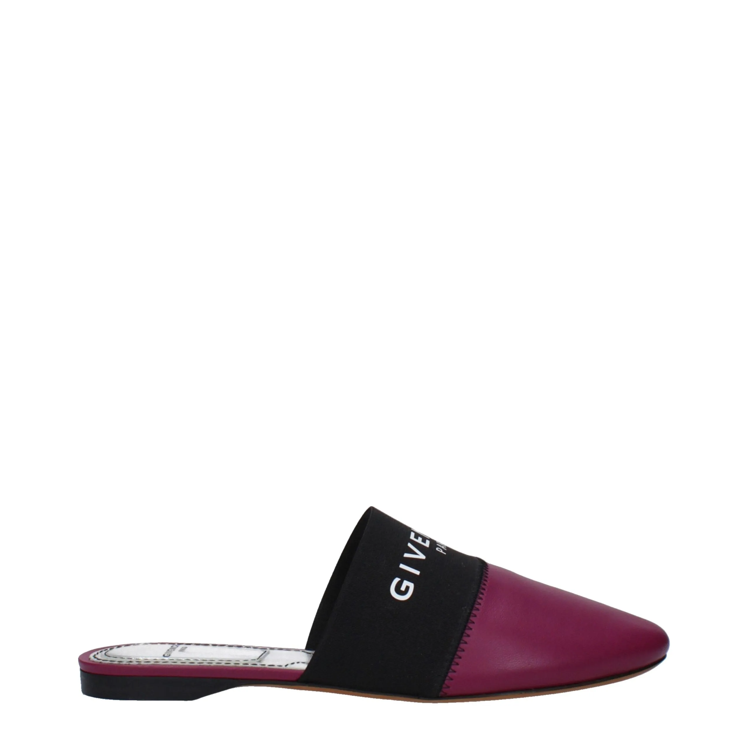 Givenchy Purple Leather Slippers sold by Siebentaschen