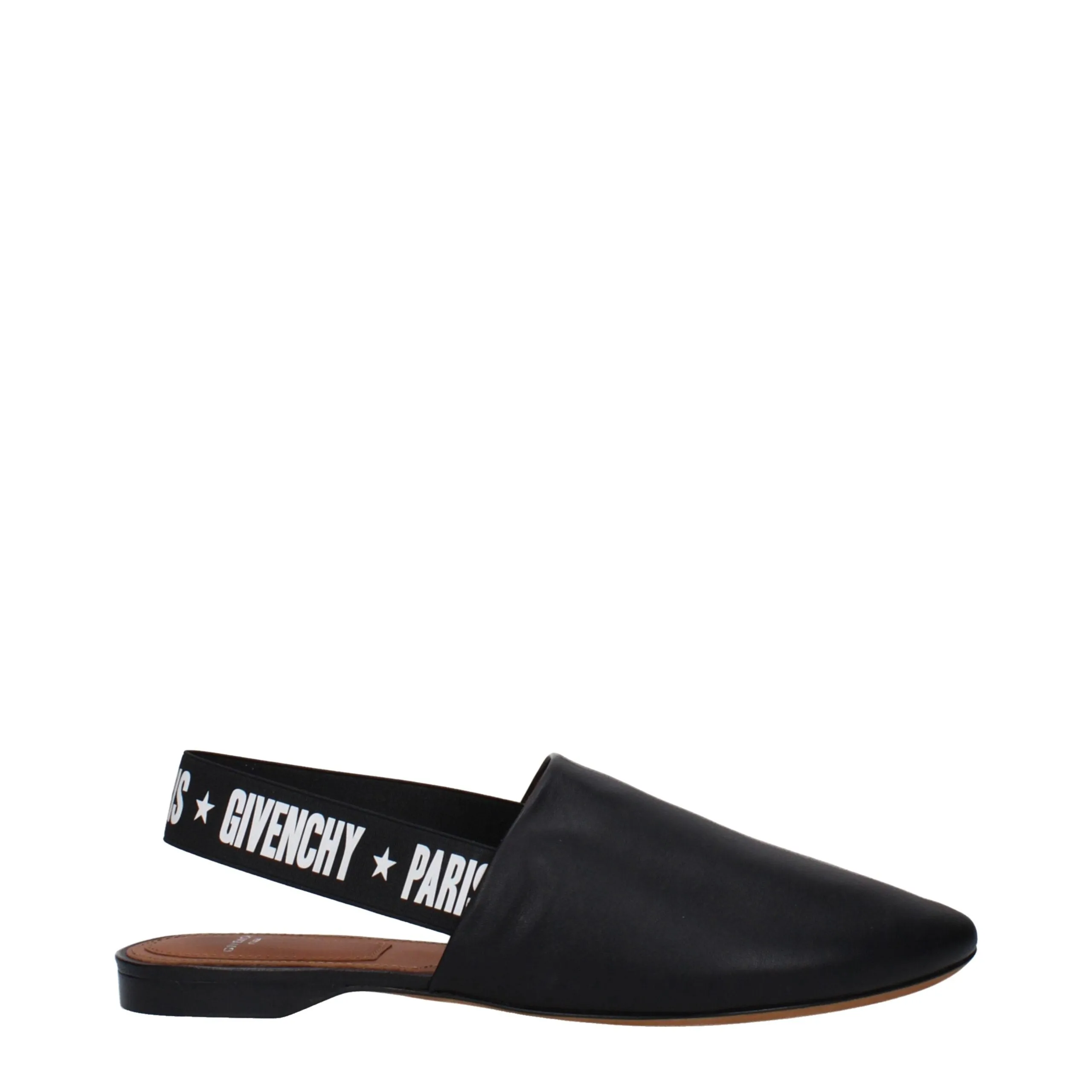 Givenchy Black Leather Slides sold by Siebentaschen