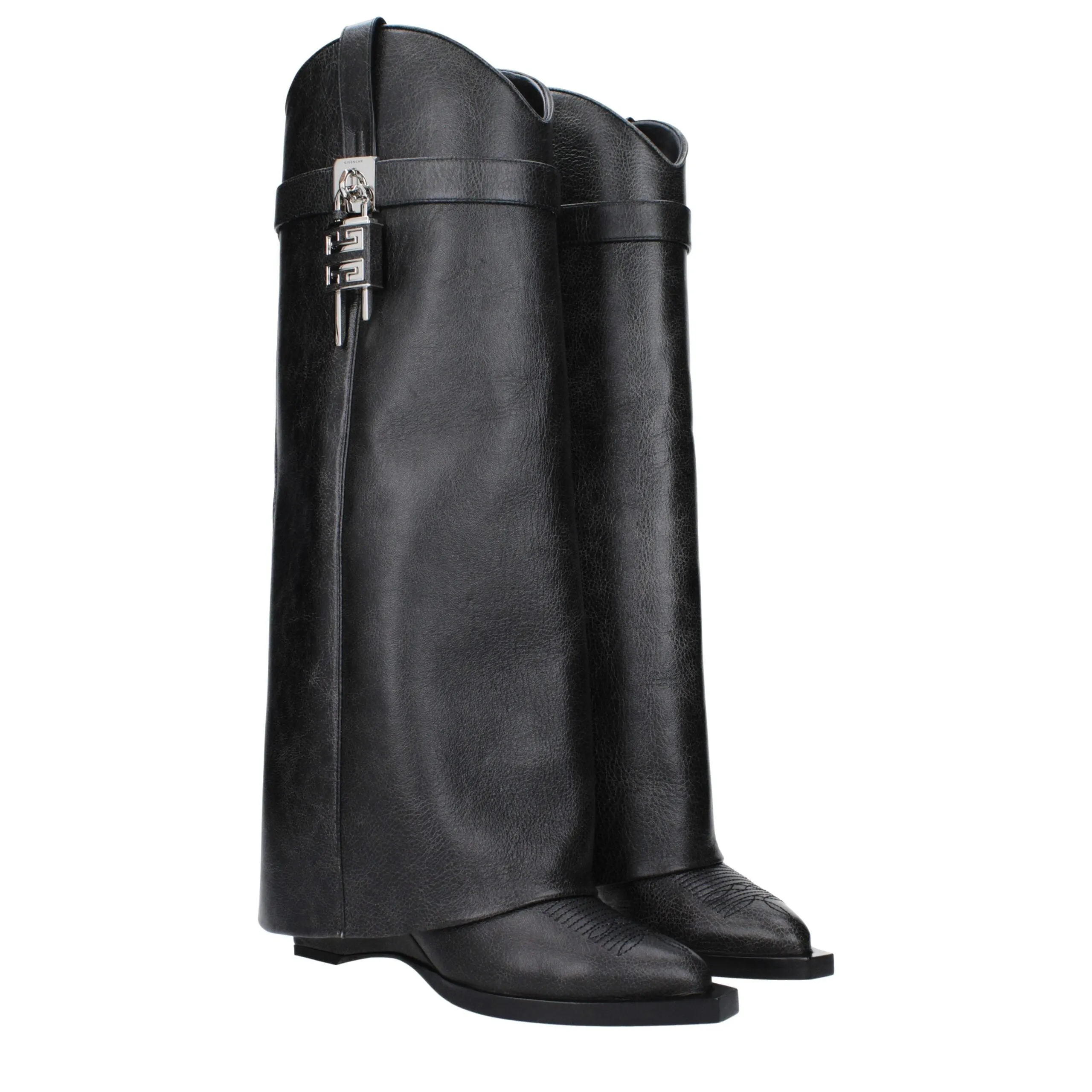 Givenchy Black Leather Boots sold by Siebentaschen product image thumbnail 2