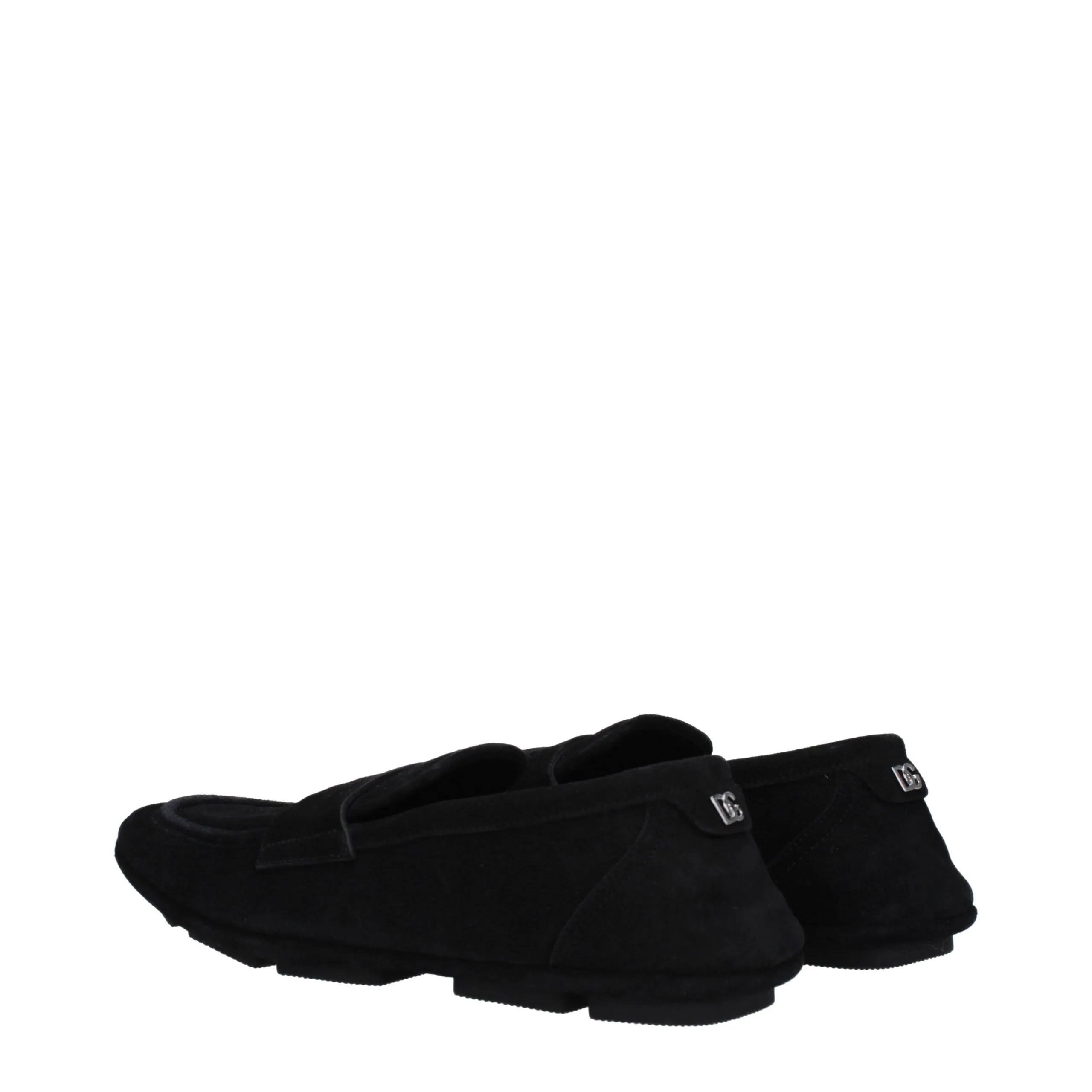 Dolce & Gabbana Black Leather Slip-On Loafers sold by Siebentaschen product image thumbnail 4