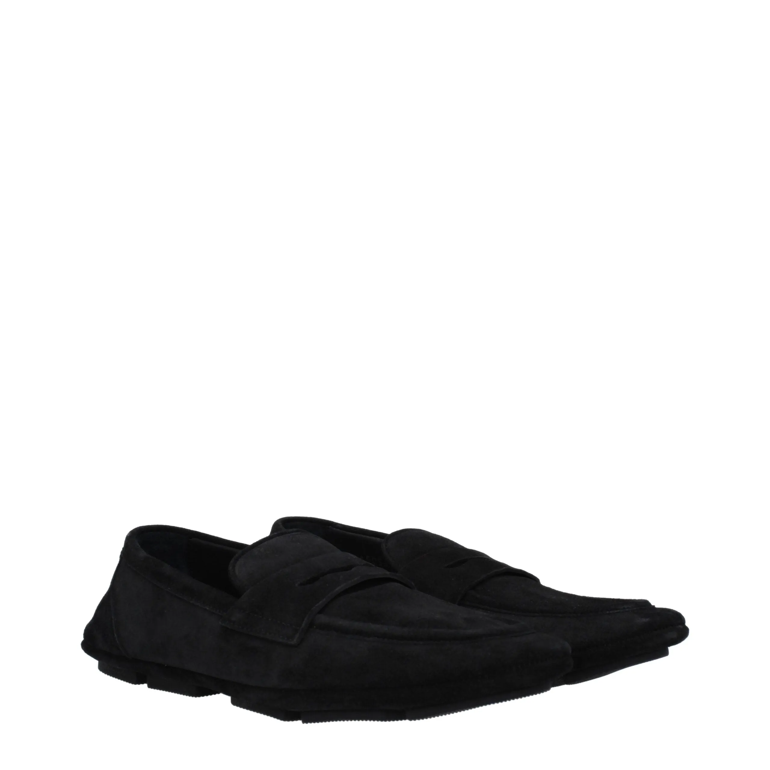 Dolce & Gabbana Black Leather Slip-On Loafers sold by Siebentaschen product image thumbnail 2