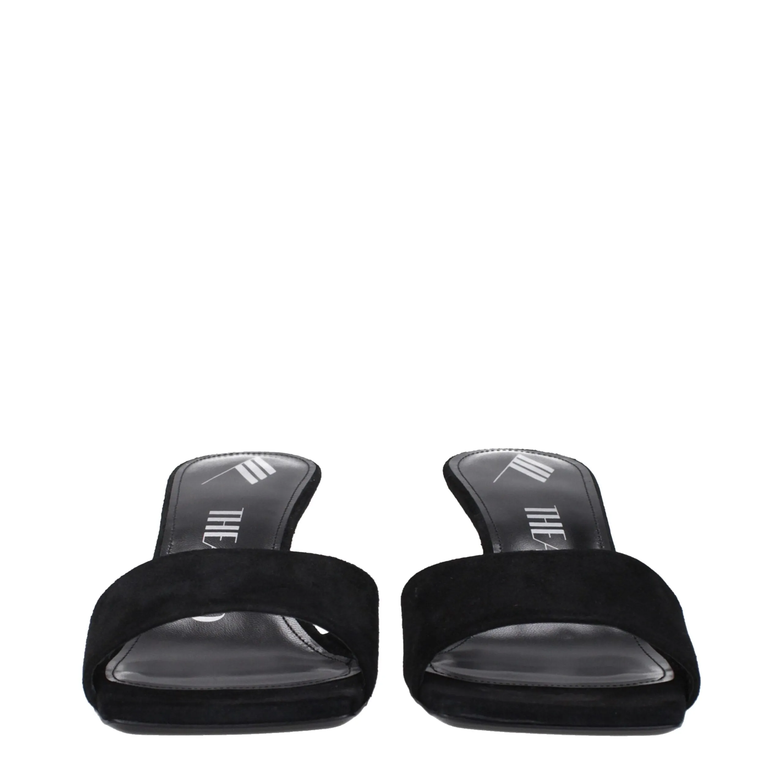 The Attico Black Leather Platform Sandals sold by Siebentaschen product image thumbnail 3