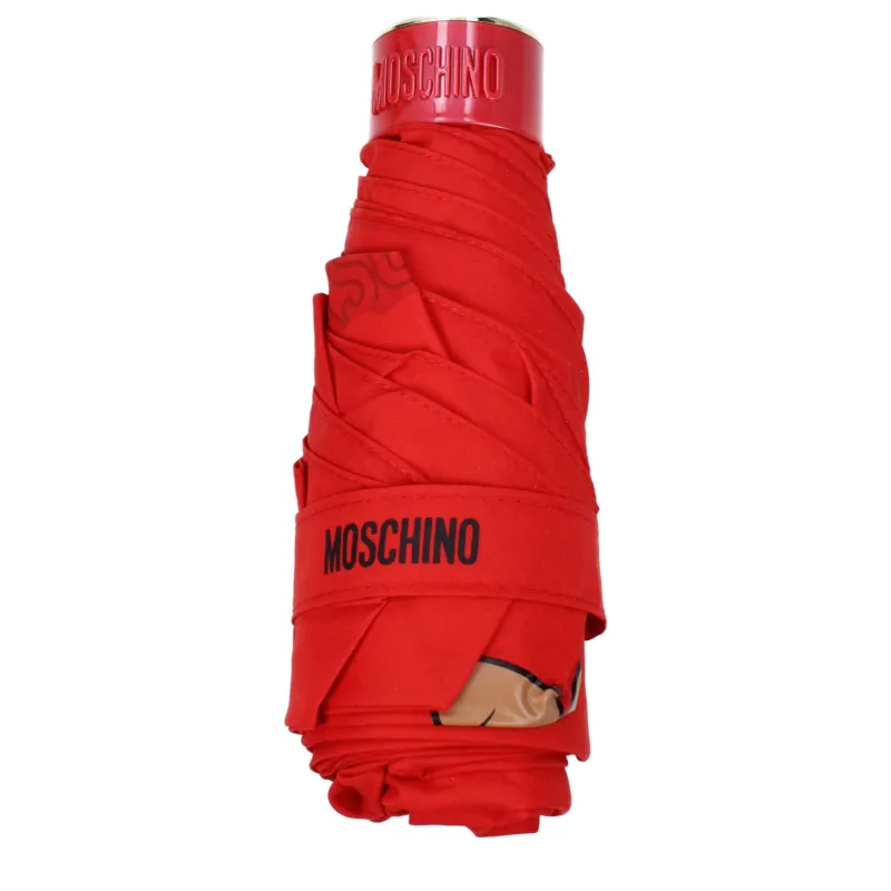 Moschino Red Polyester Umbrella sold by Siebentaschen