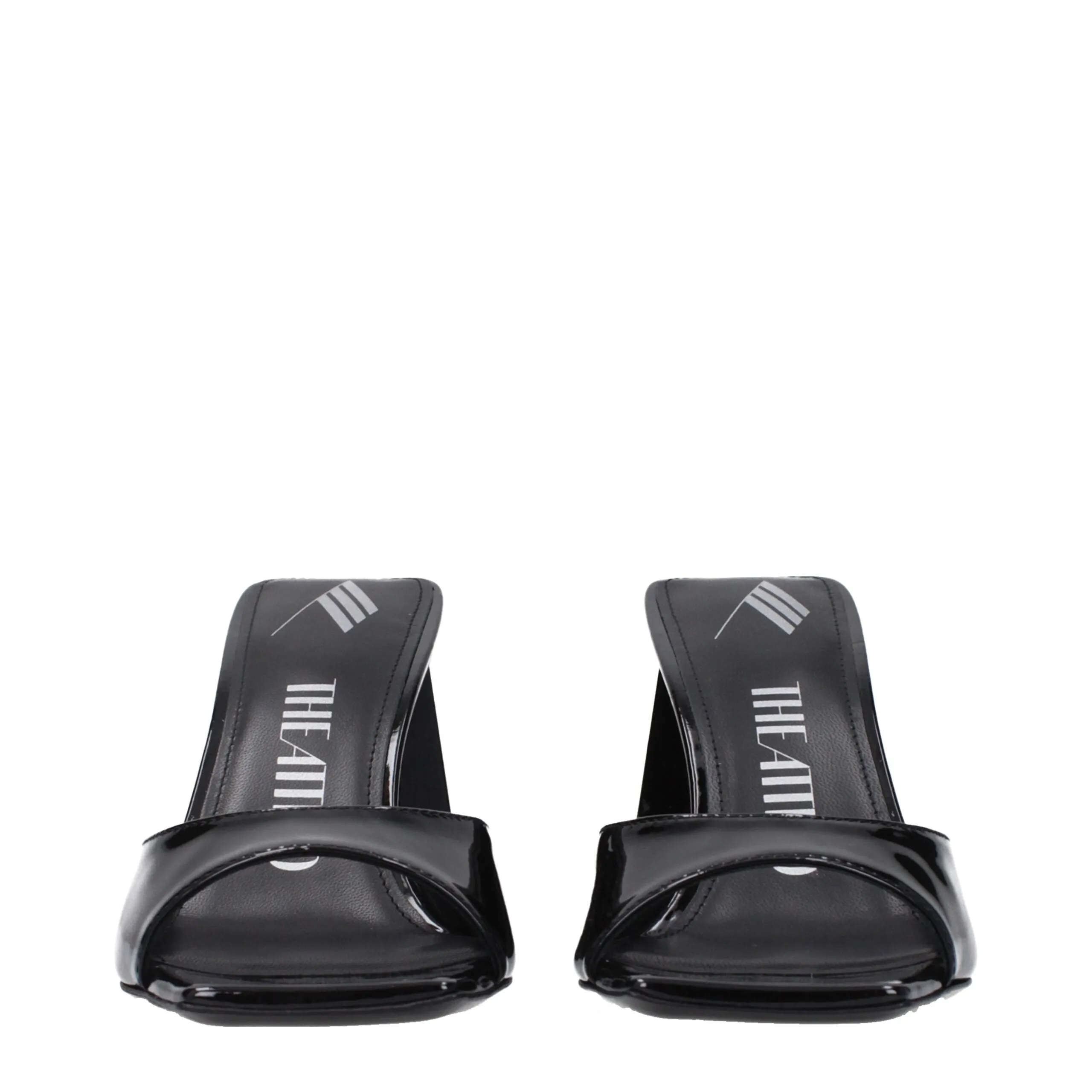 The Attico Black Leather Stiletto Heel Sandals sold by Siebentaschen product image thumbnail 3