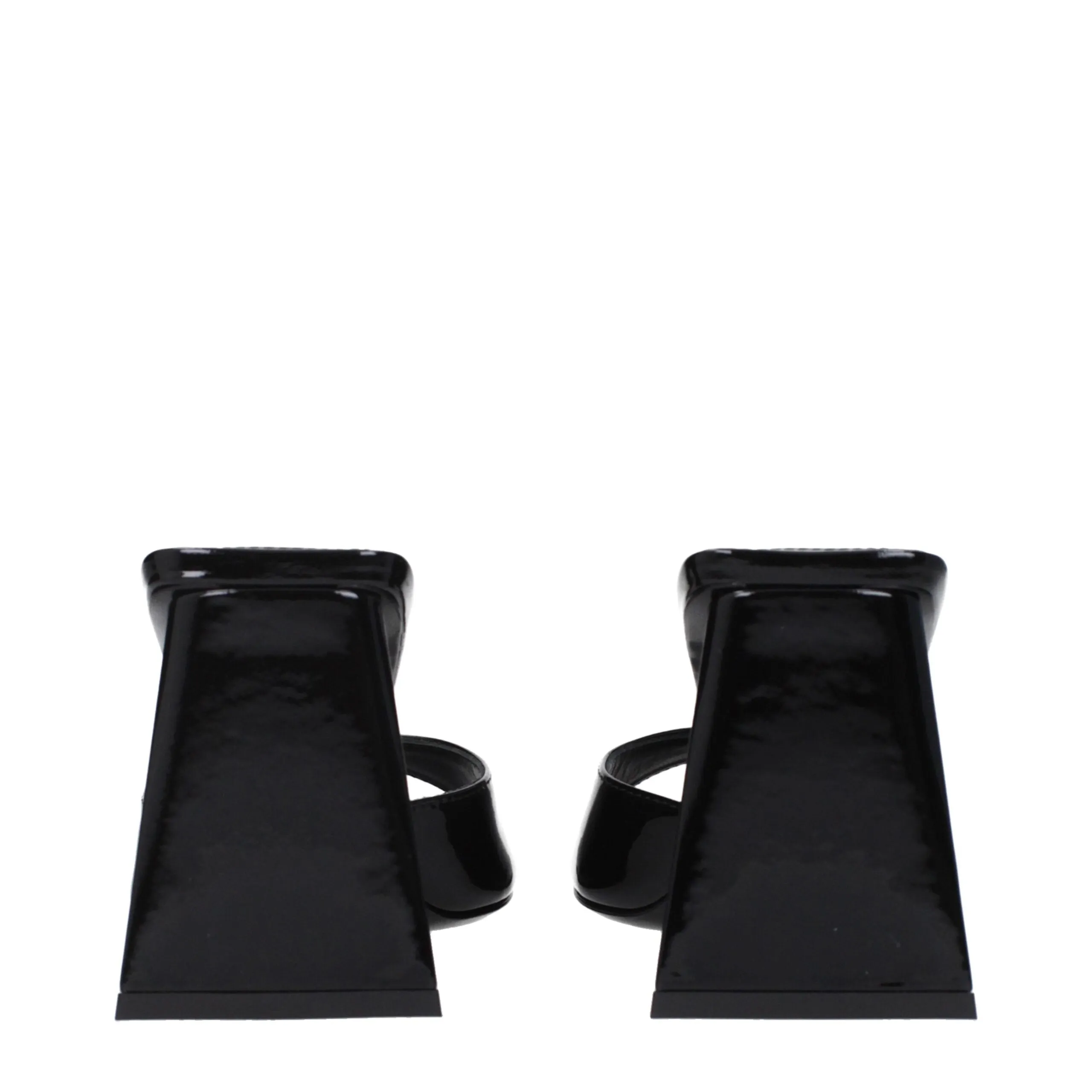 The Attico Black Leather Stiletto Heel Sandals sold by Siebentaschen product image thumbnail 5