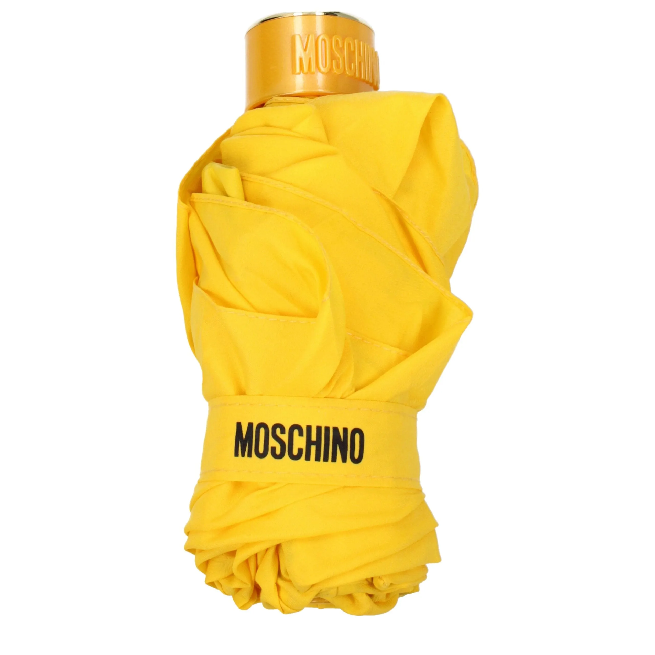 Moschino Yellow Polyester Umbrella sold by Siebentaschen