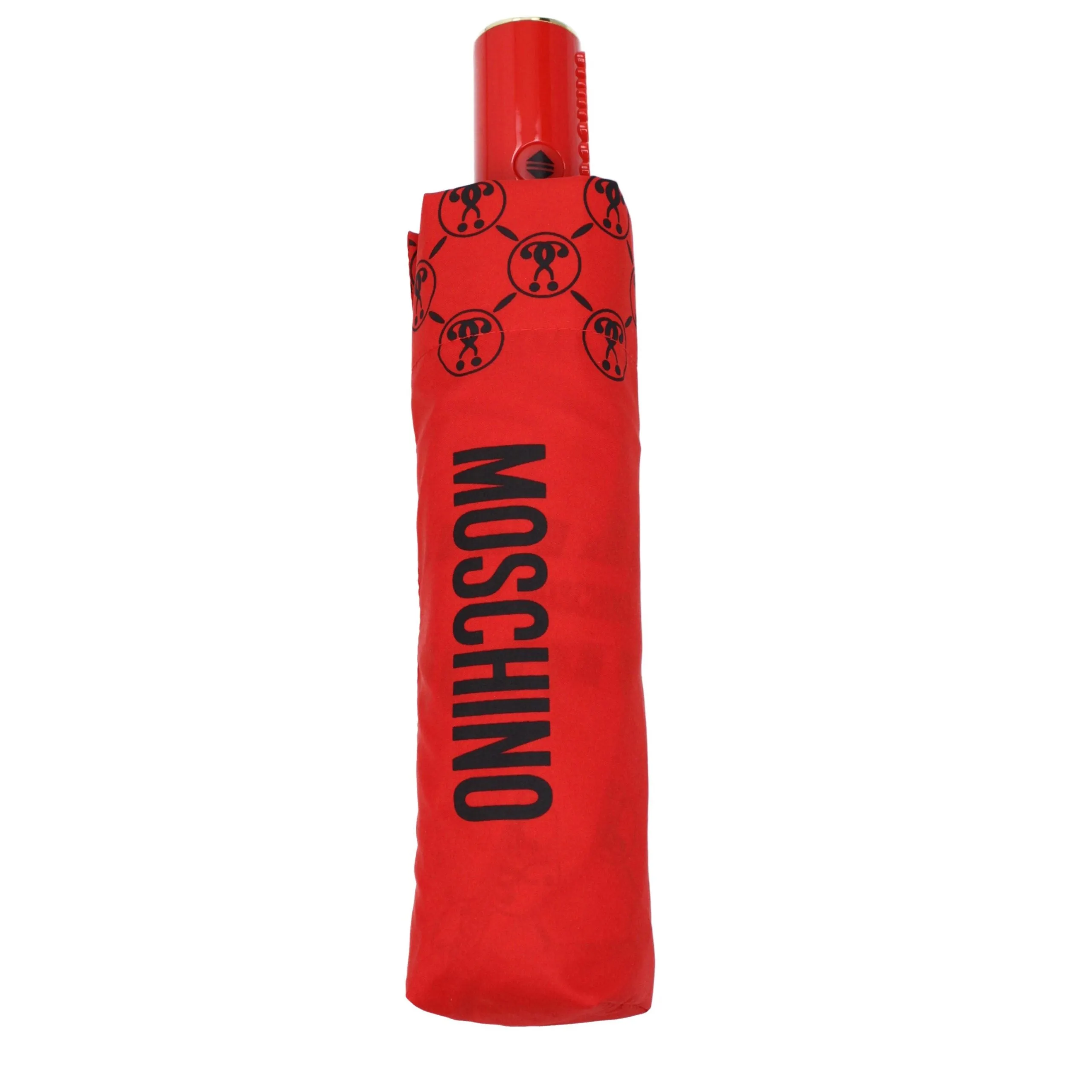Moschino Red Polyester Umbrella sold by Siebentaschen