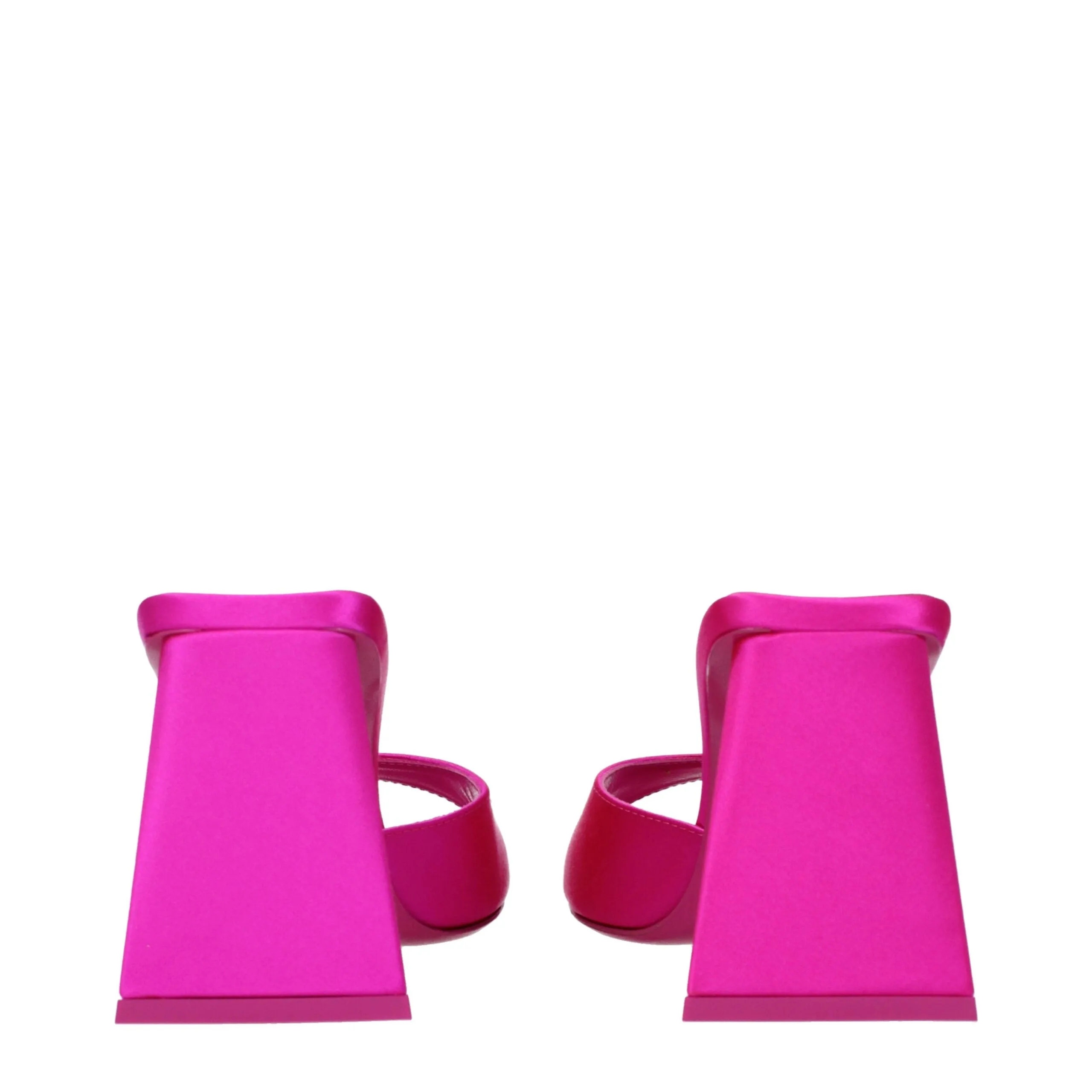 The Attico Pink Satin Stiletto Heel Sandals sold by Siebentaschen product image thumbnail 5