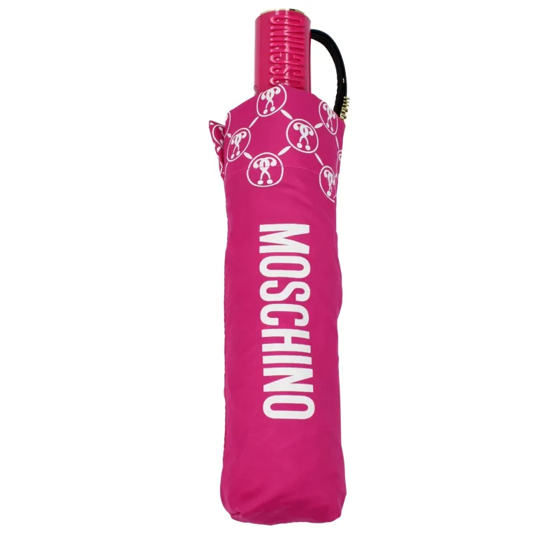 Moschino Pink Polyester Umbrella sold by Siebentaschen