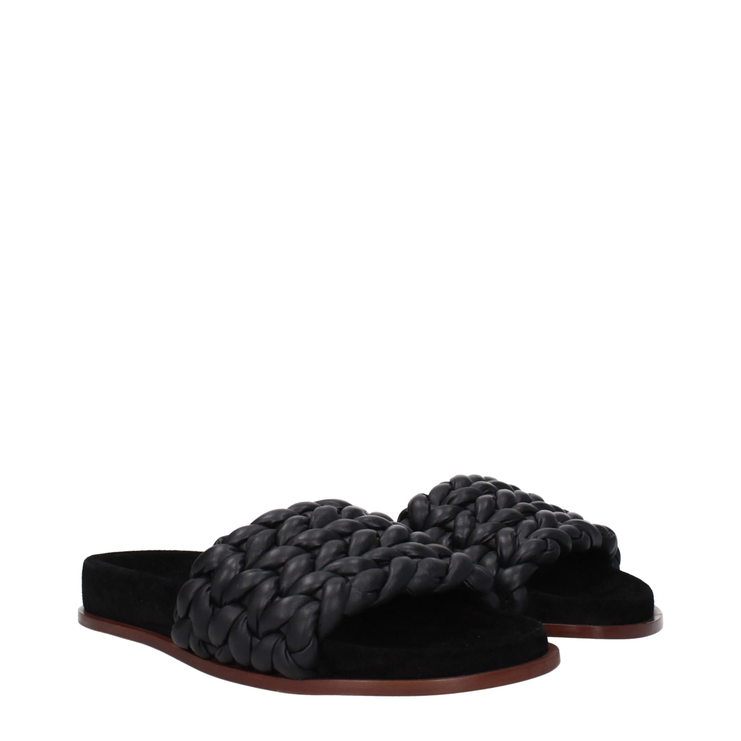Chloé Black Leather Slippers sold by Siebentaschen product image thumbnail 2