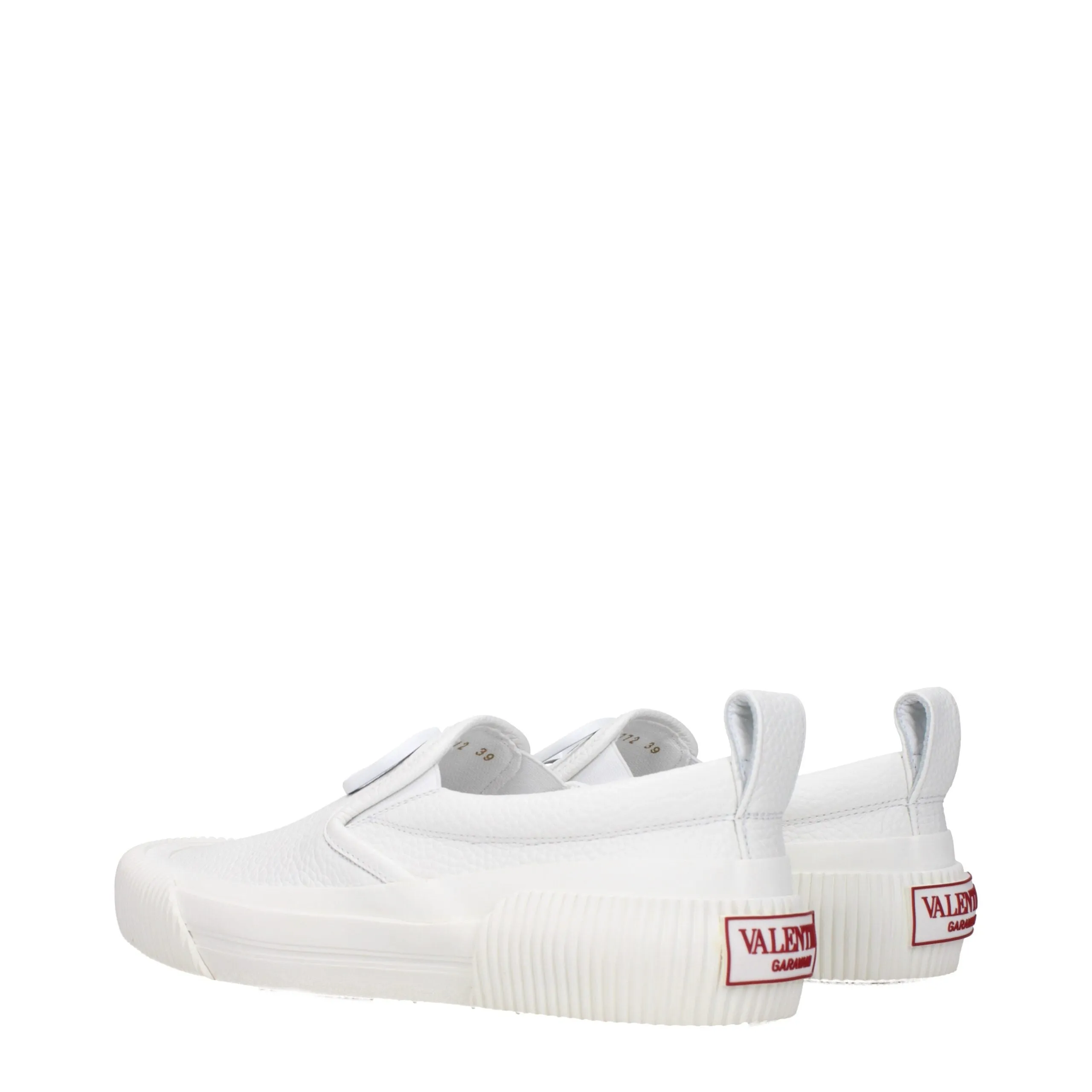 Valentino Garavani White Leather Slip-On Loafers sold by Siebentaschen product image thumbnail 4