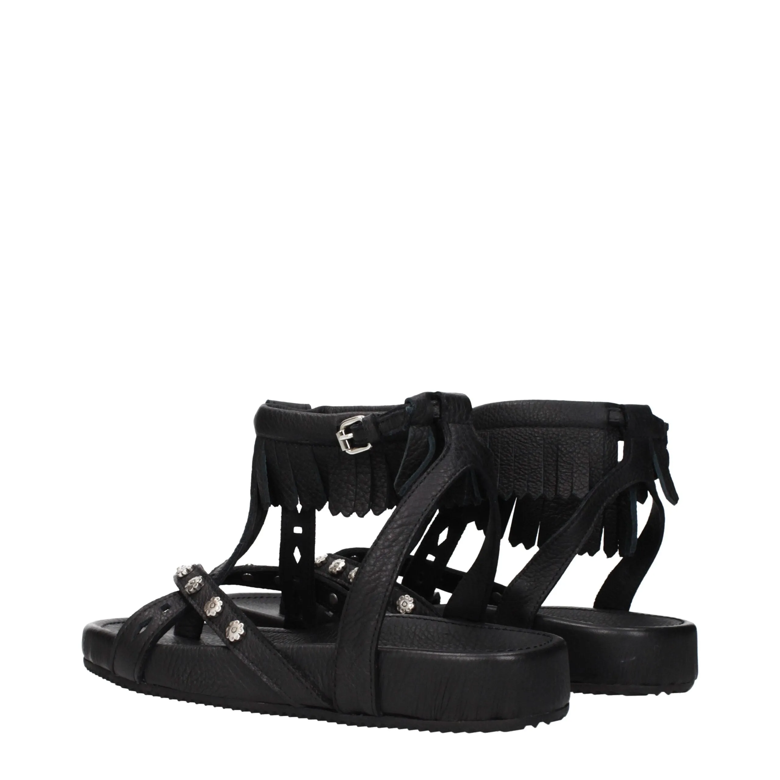 Isabel Marant Black Leather Sandals sold by Siebentaschen product image thumbnail 4