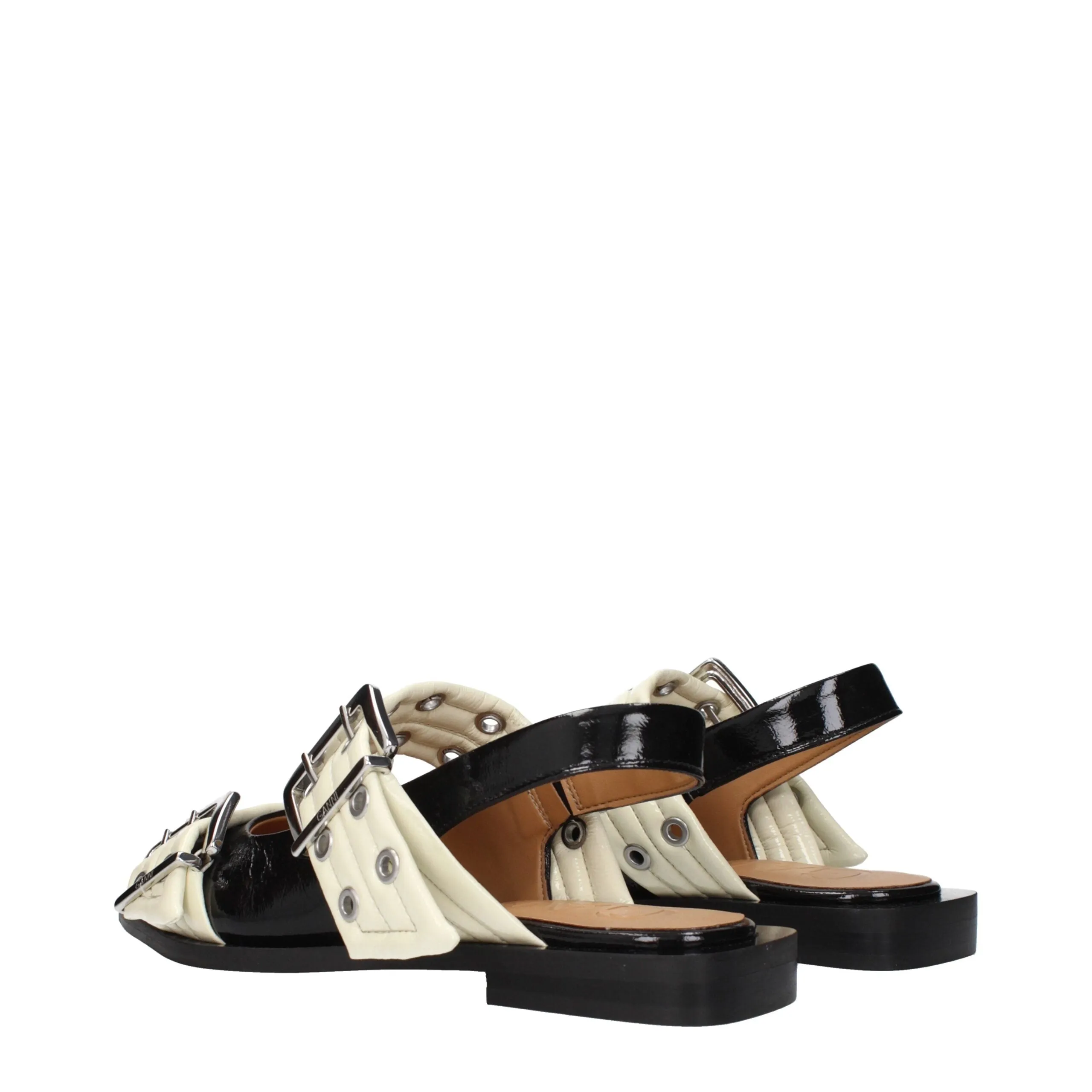 Ganni Black Polyethylene Sandals sold by Siebentaschen product image thumbnail 4