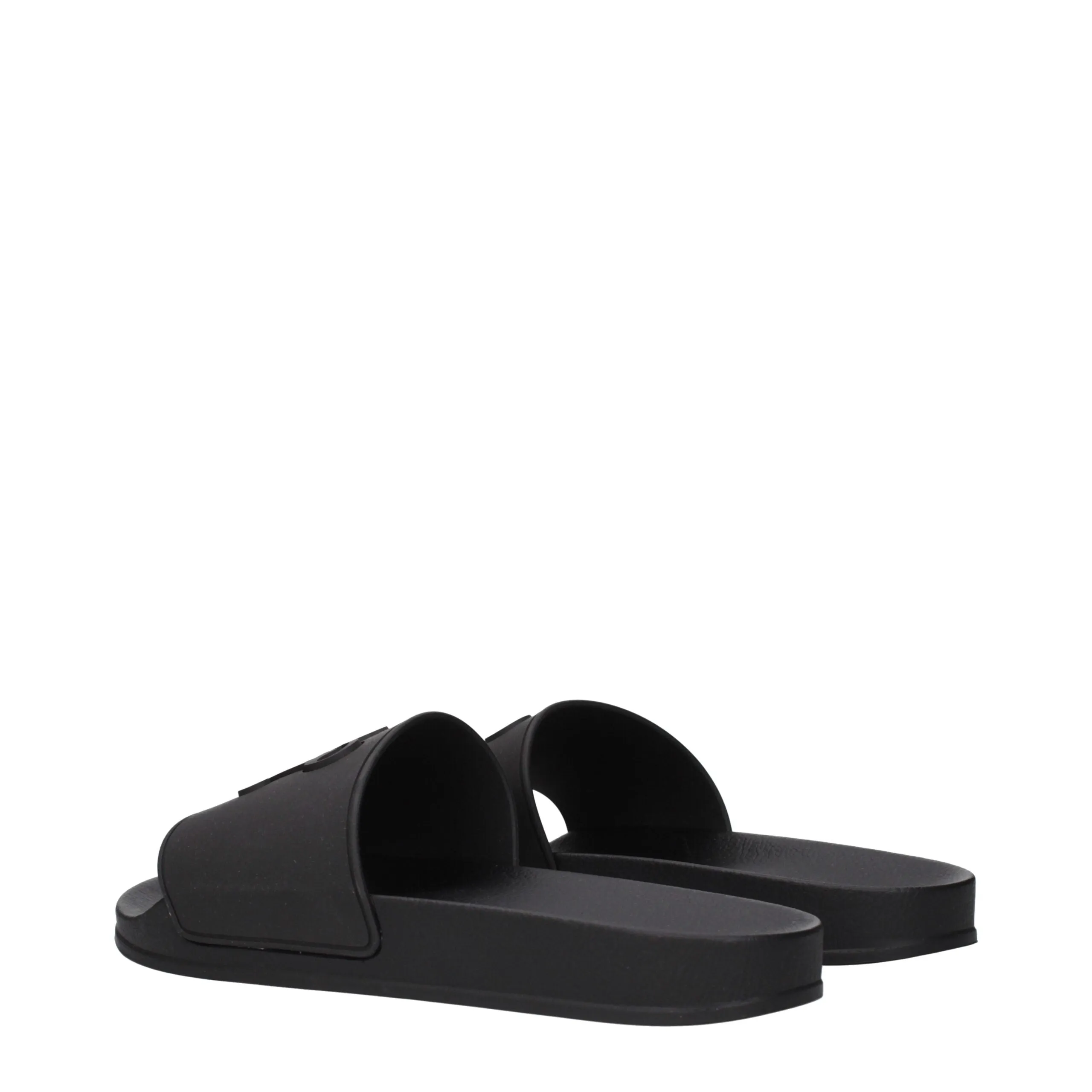 Palm Angels Black Cotton Slippers sold by Siebentaschen product image thumbnail 4