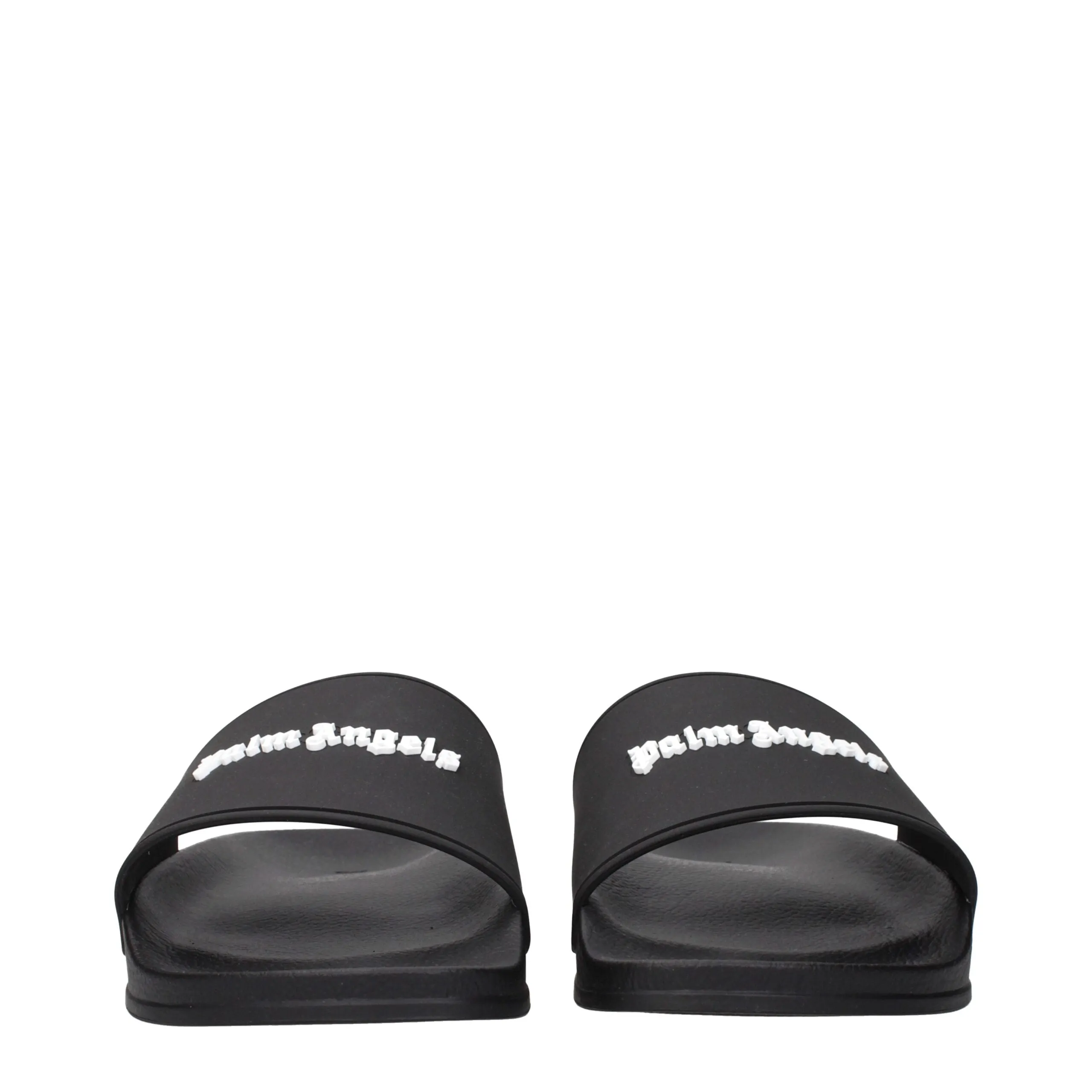 Palm Angels Black Cotton Slippers sold by Siebentaschen product image thumbnail 3