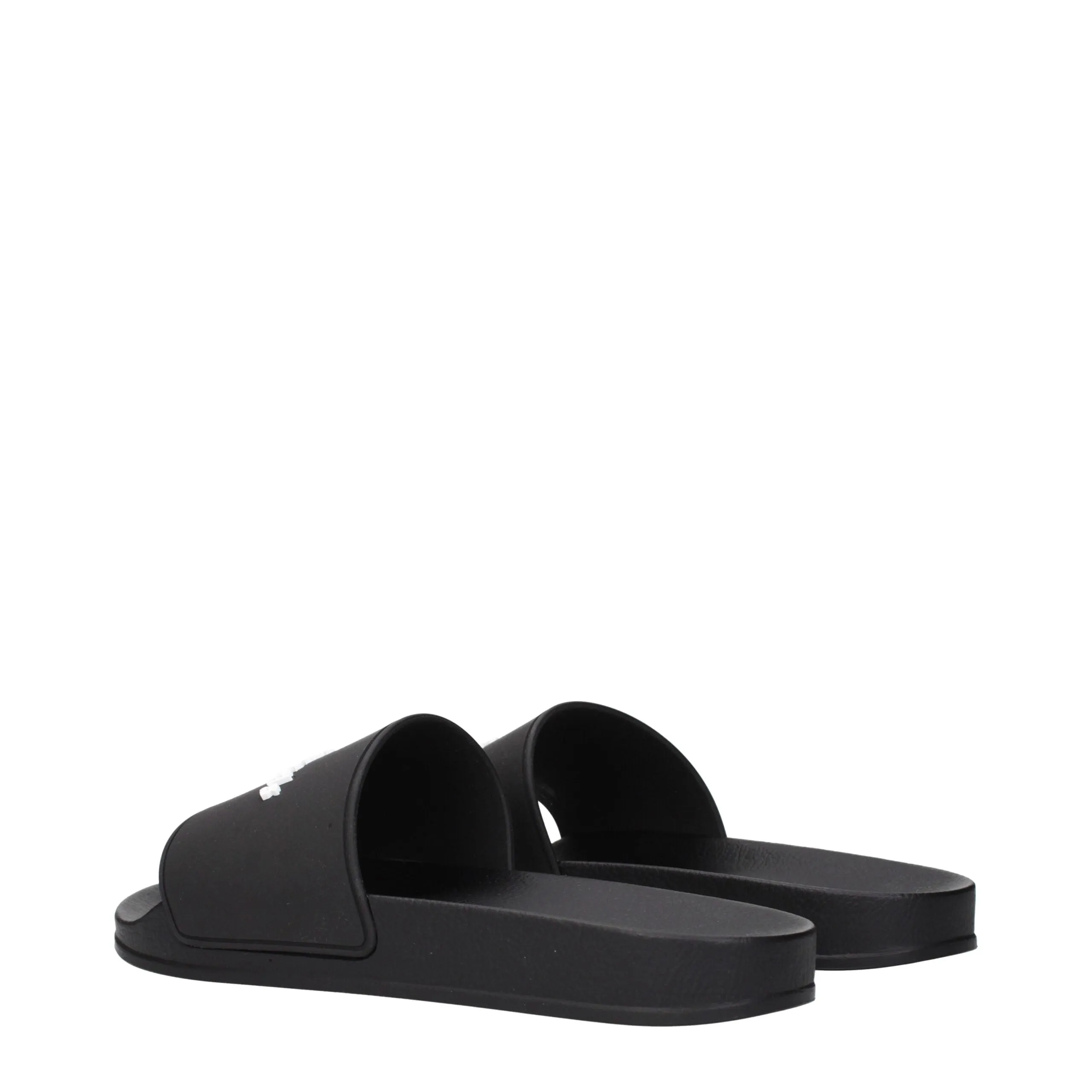 Palm Angels Black Cotton Slippers sold by Siebentaschen product image thumbnail 4