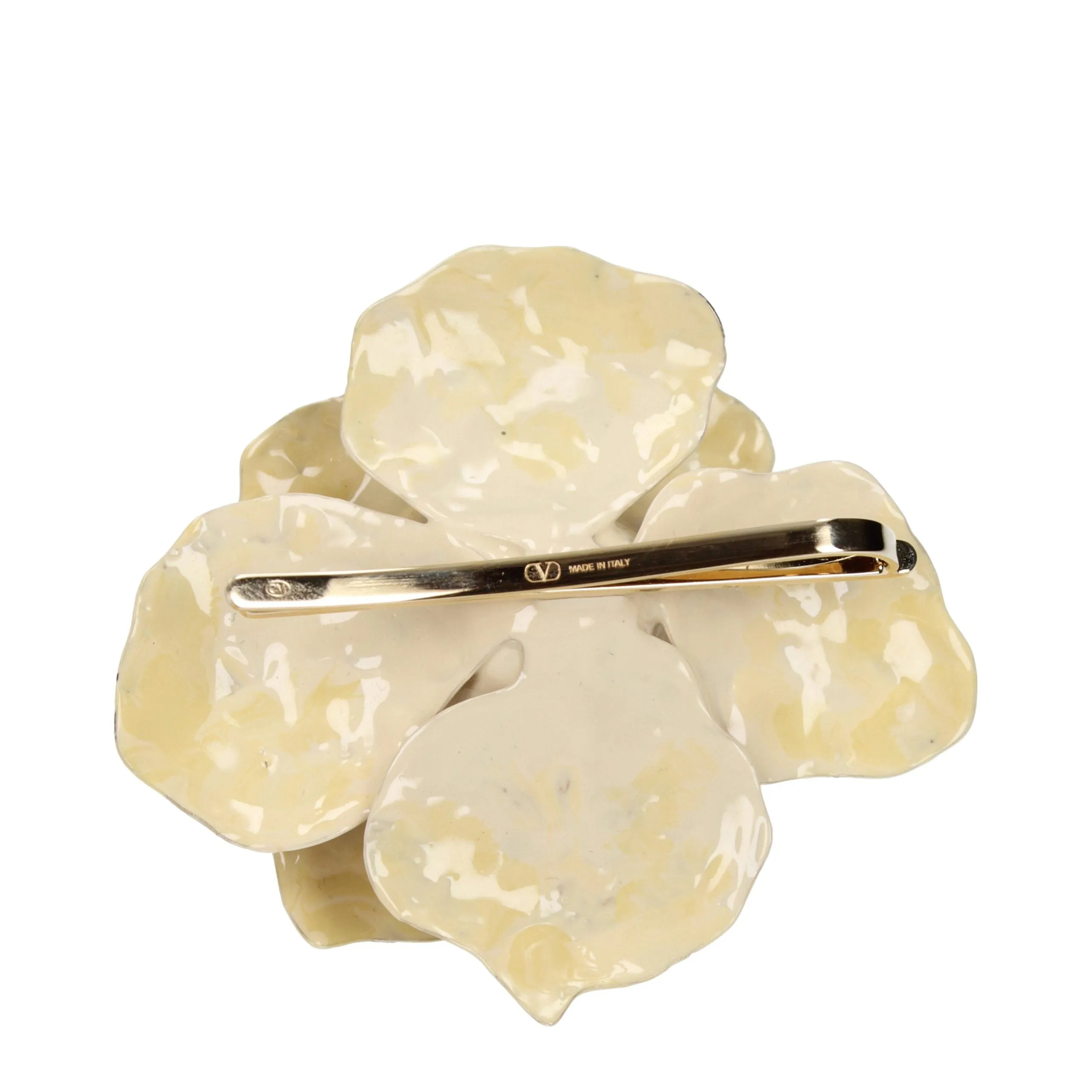 Valentino Garavani Beige Metal Broch sold by Siebentaschen product image thumbnail 2